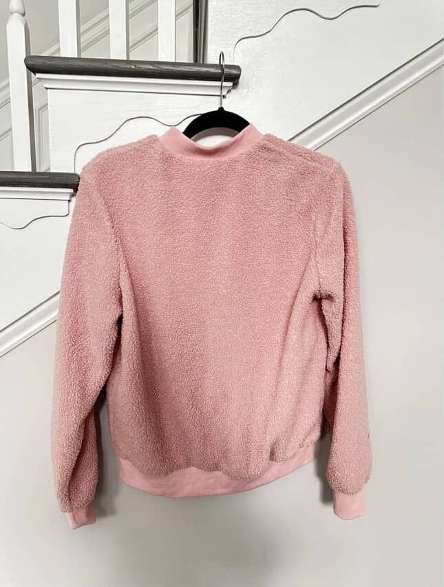 Other MIROL NWT Women’s Sherpa Fleece Jacket Faux Zip Up Bomber Size S / US 4 / IT 40 - 9 Thumbnail