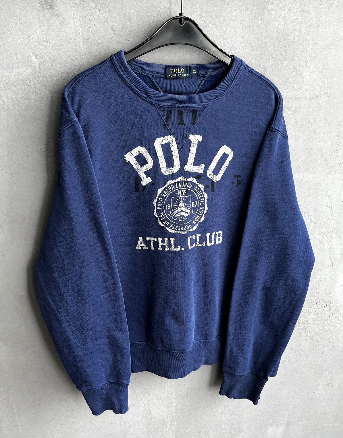 Polo Ralph Lauren × Ralph Lauren × Vintage Ralph Lauren Athletic club sweatshirt vintage Size US XL / EU 56 / 4 - 1 Thumbnail