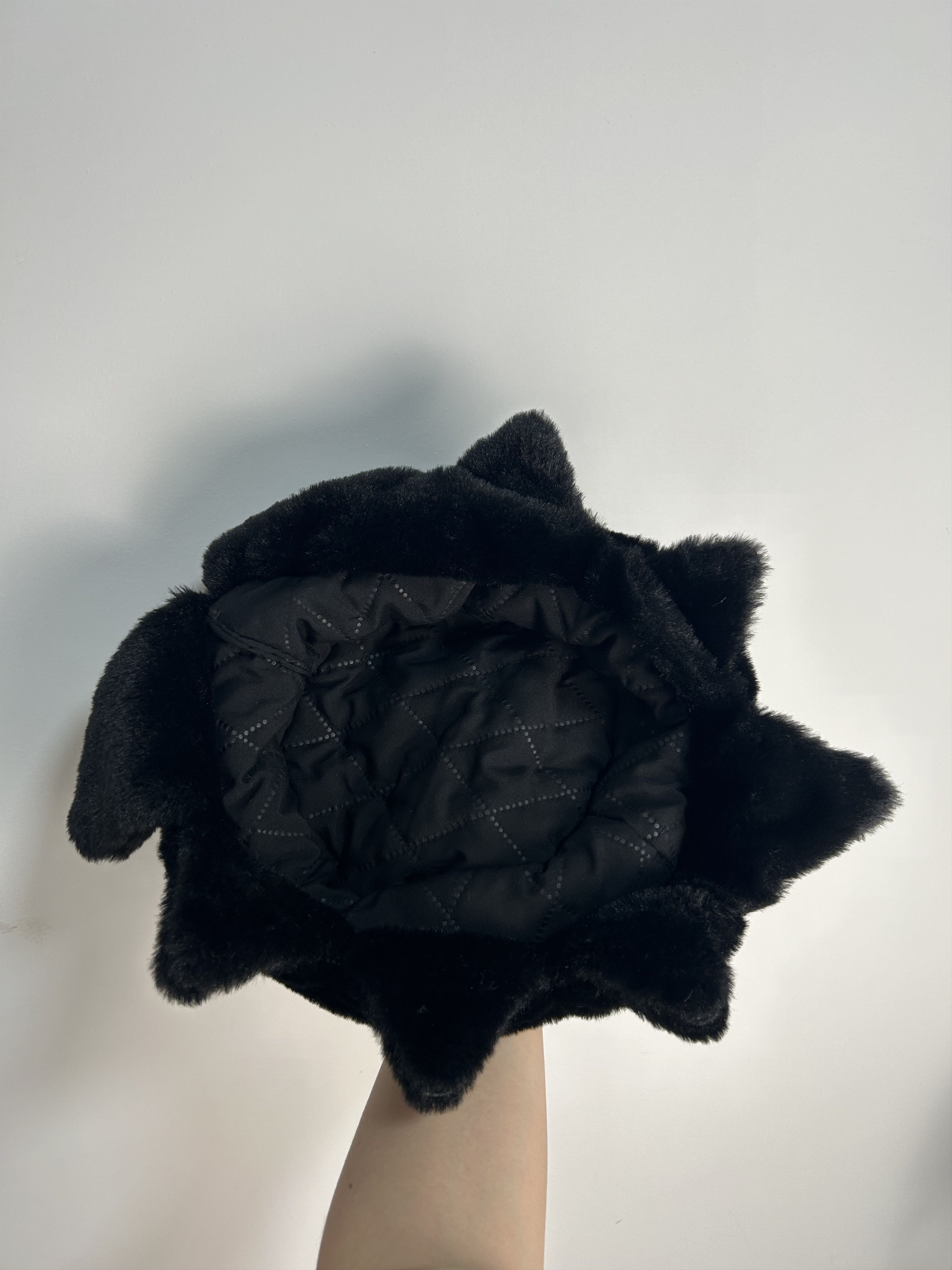 Japanese Brand Deadstock Furry Sun Graphic Design Black Bucket Hat OS Size ONE SIZE - 3 Thumbnail