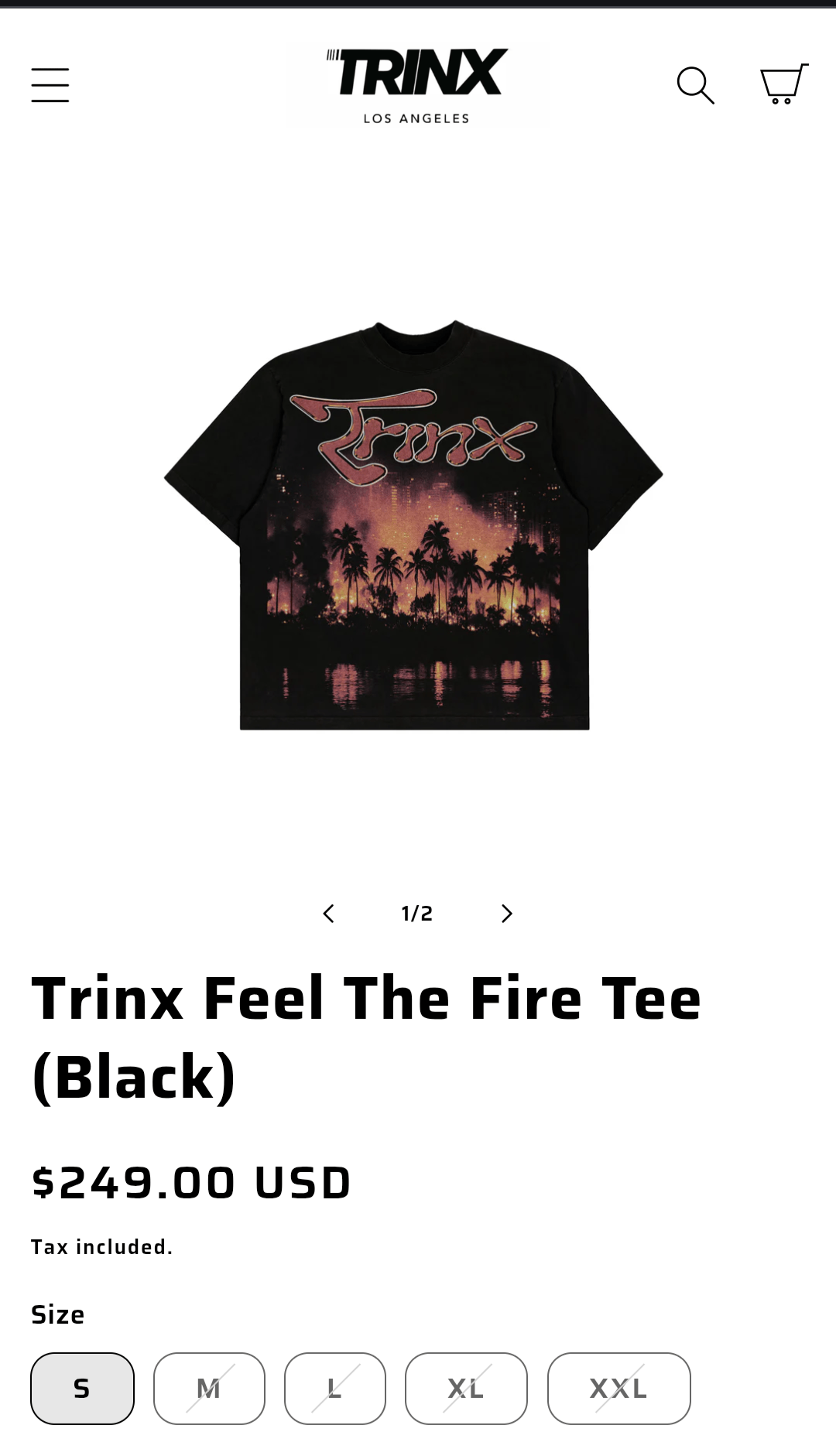 Other Trinx "Feel The Fire" Tee Size US XXL / EU 58 / 5 - 1 Thumbnail