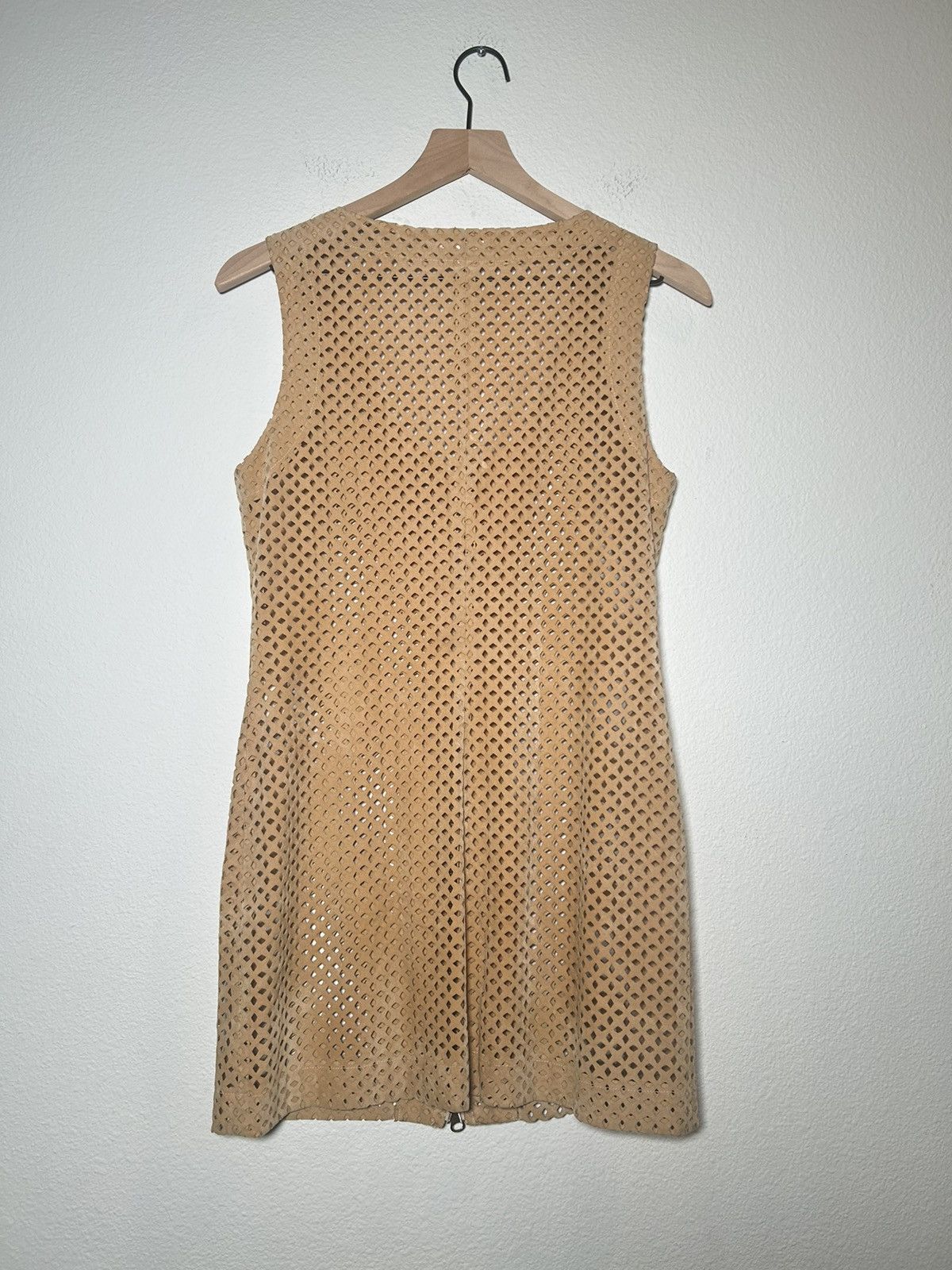 Helmut Lang AW91 Laser Cut Vest Dress Size M / US 6-8 / IT 42-44 - 3 Thumbnail