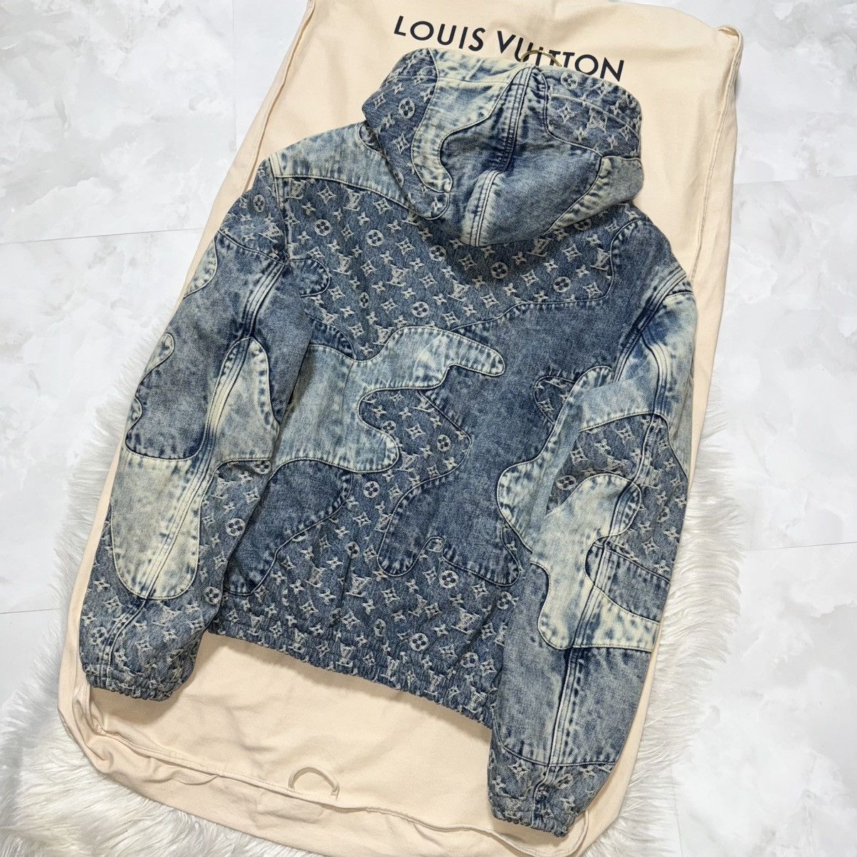 Louis Vuitton 22SS Louis Vuitton x NIGO Monogram Denim Jacket Size US S / EU 44-46 / 1 - 9 Thumbnail