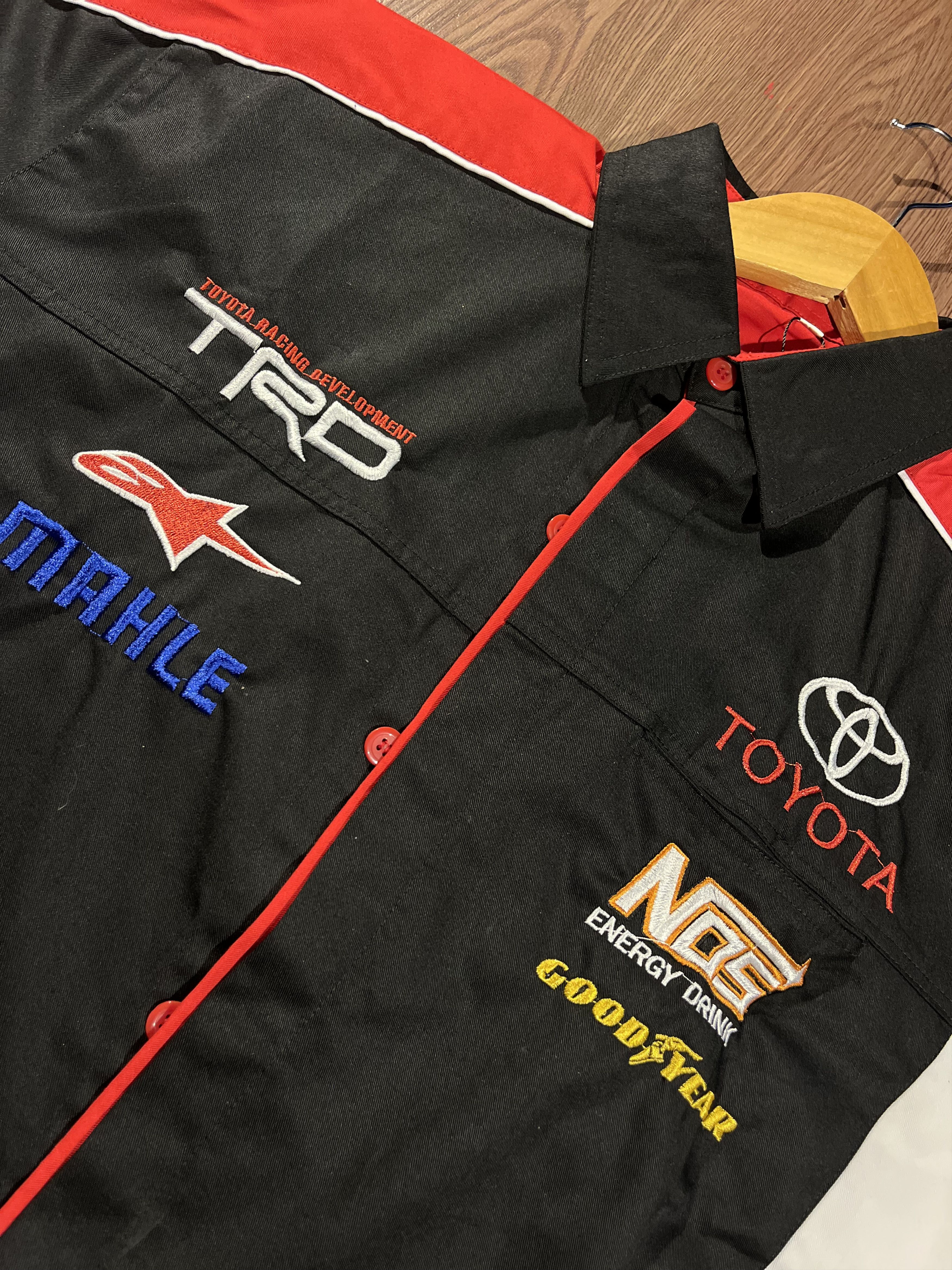 Vintage Toyota Racing Team Logo Workshirt Size US L / EU 52-54 / 3 - 6 Thumbnail