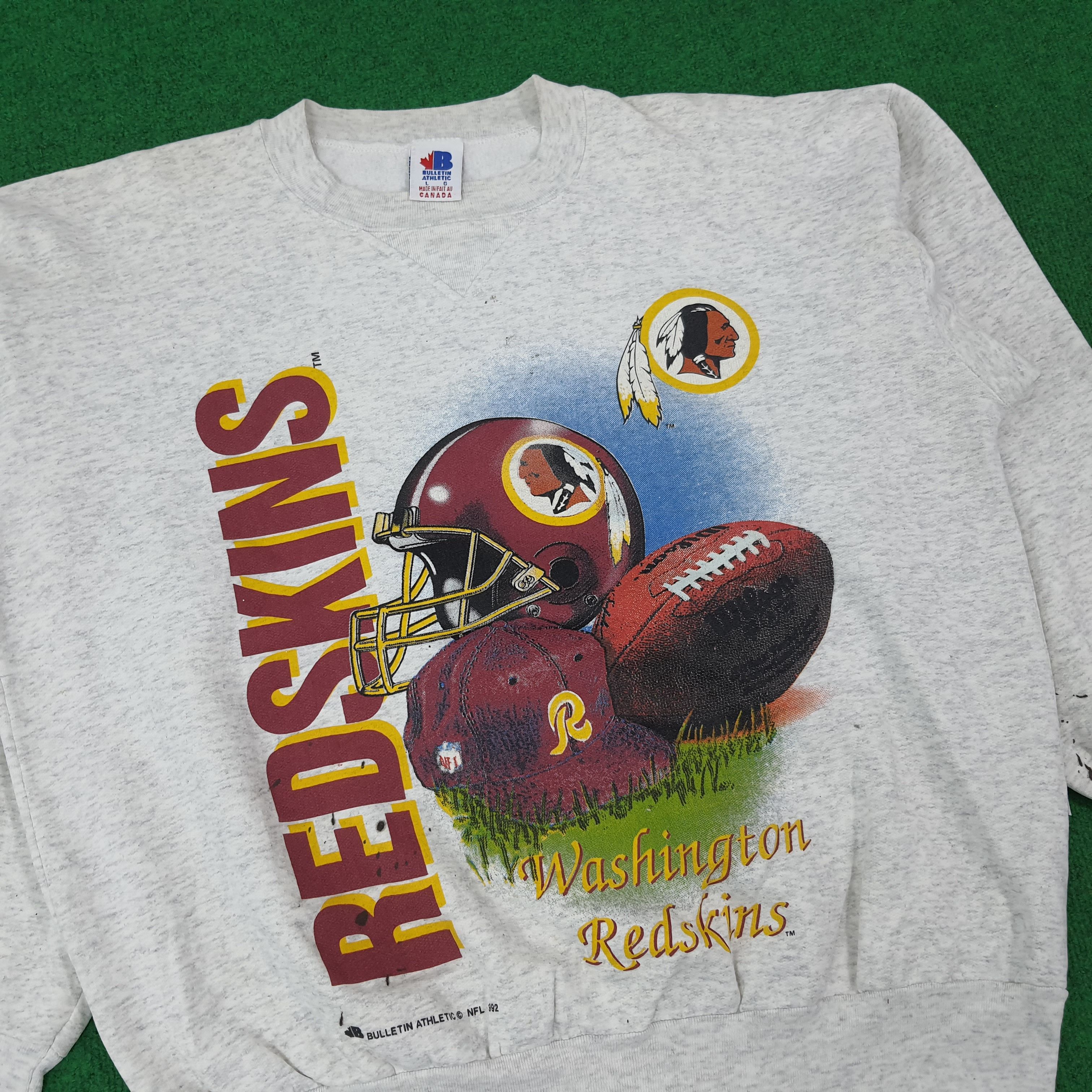 Vintage Vintage Washington Redskin NFL Sweatshirt C273N11 Size US L / EU 52-54 / 3 - 2 Thumbnail
