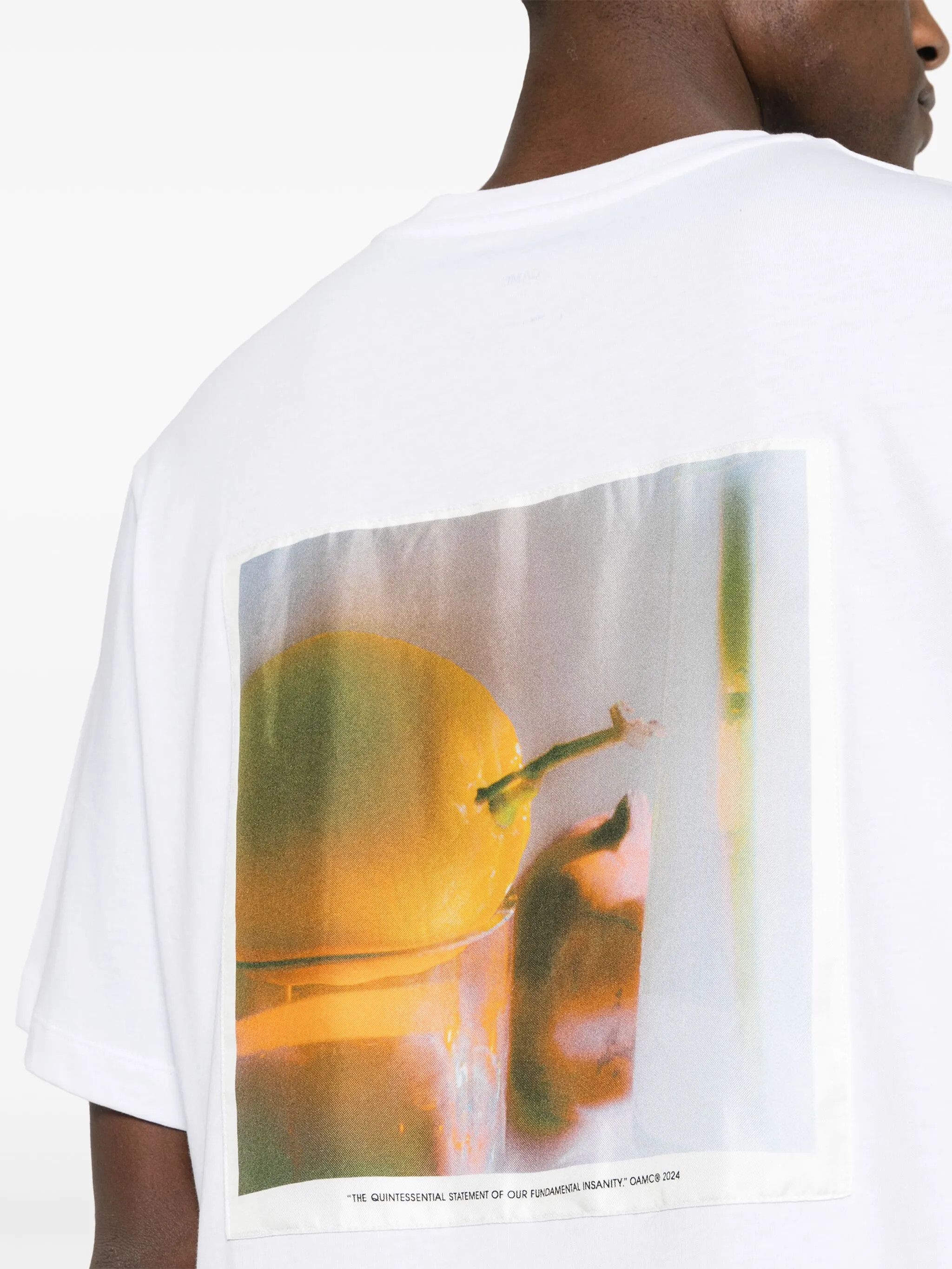 OAMC o1y0225 Crewneck T-Shirt in White Size US XL / EU 56 / 4 - 4 Thumbnail