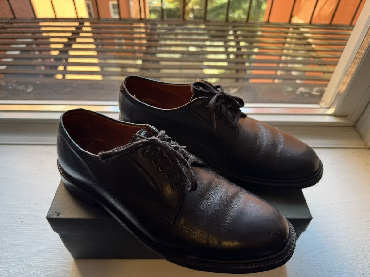 Alden x Need Supply -Black Plain Toe Blucher - US 8.5