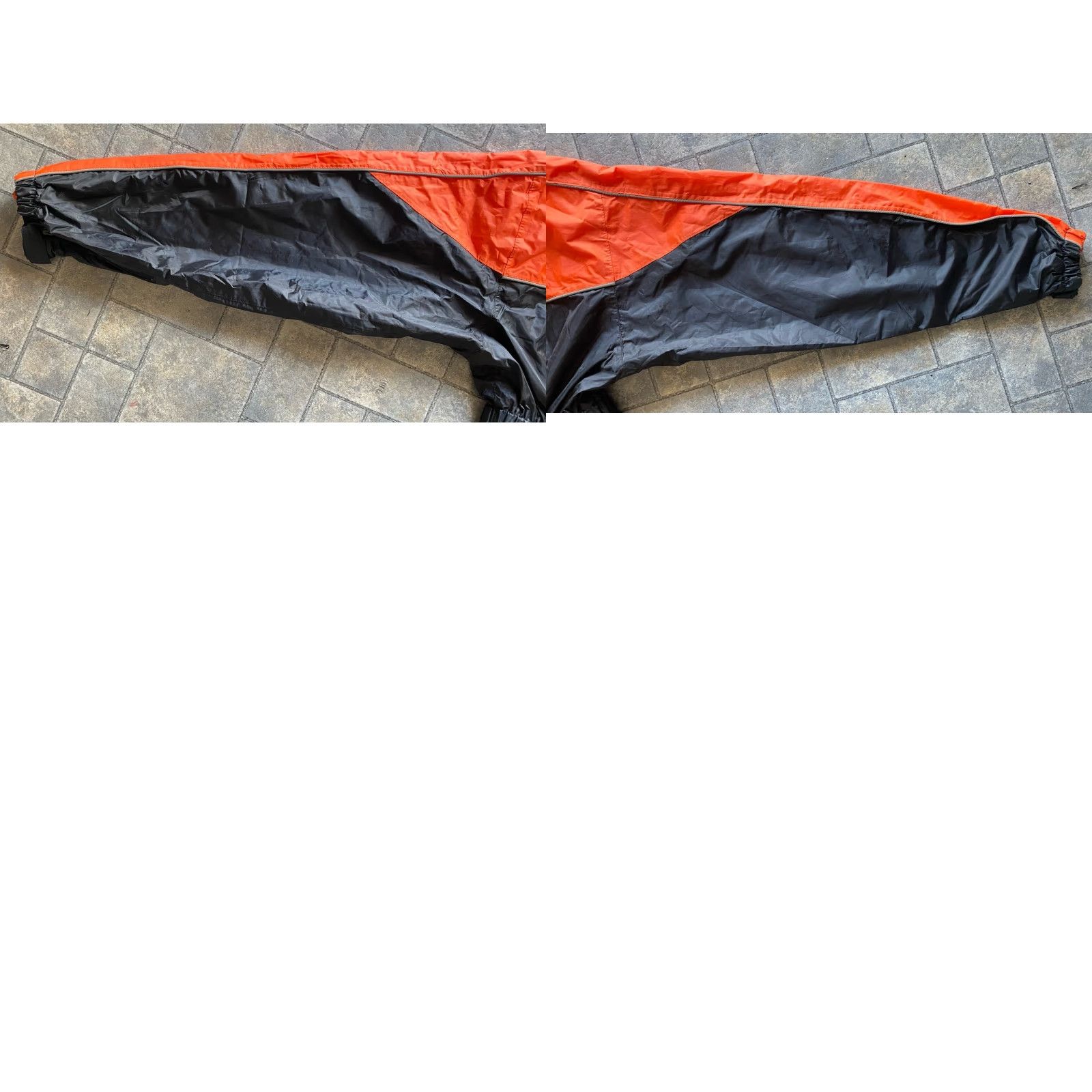 Vintage VINTAGE Jafrum MEDIUM Women's Reflective Waterproof Jacket Black/Orange NEW WITH TAGS Size M / US 6-8 / IT 42-44 - 11 Thumbnail