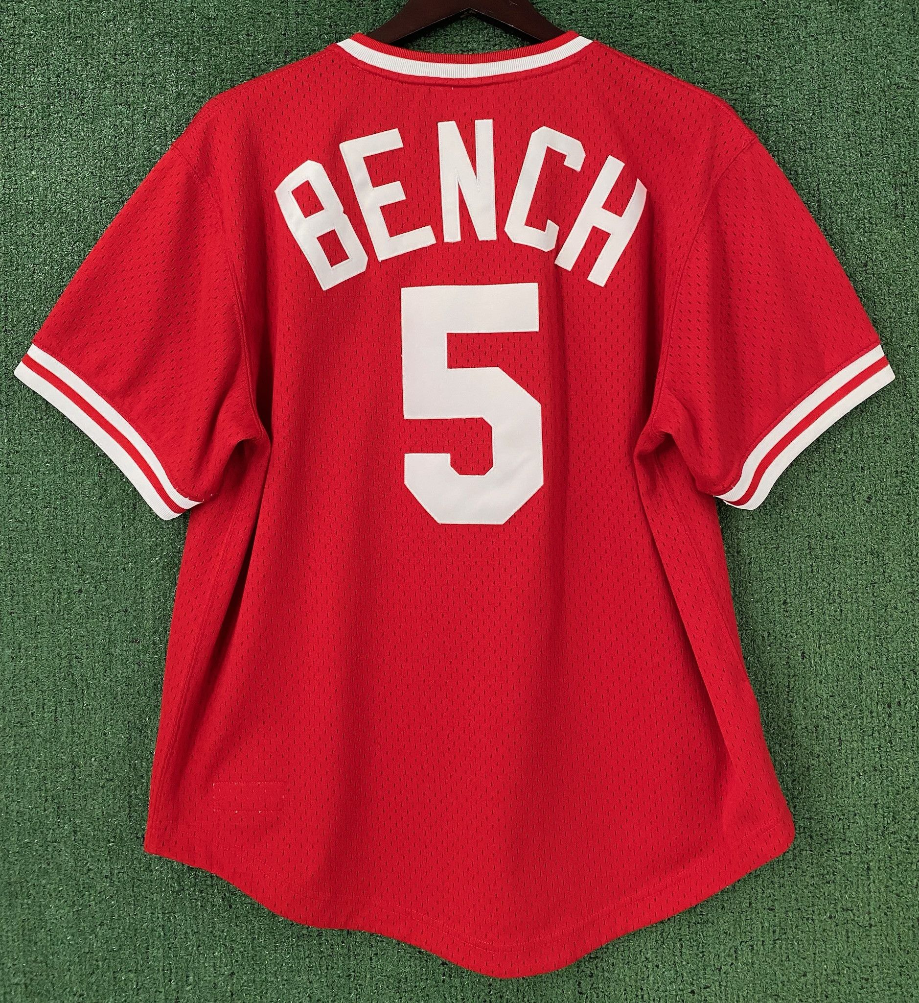 Mitchell & Ness Mitchell & Ness Cincinnati Reds Johnny Bench Jersey XL Size US XL / EU 56 / 4 - 5 Thumbnail