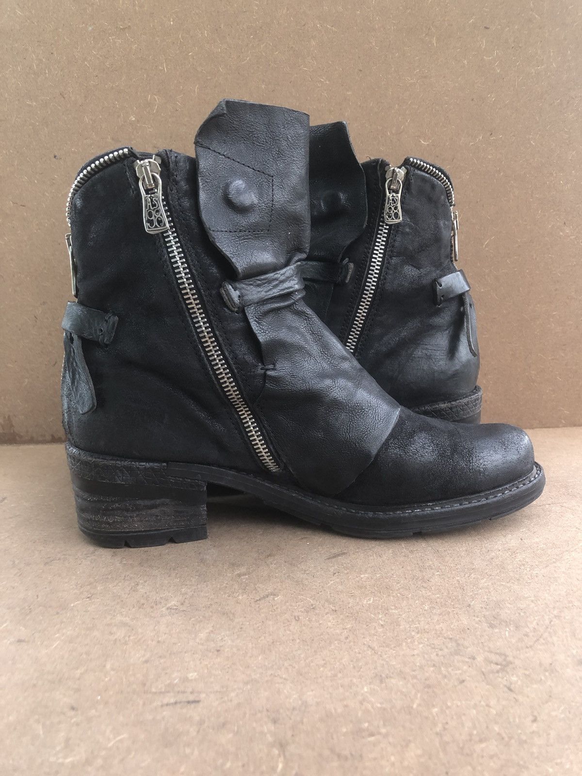 A.S.98 A.S 98 Black Leather Women’s Boots Size 40 Size US 9 / IT 39 - 5 Thumbnail
