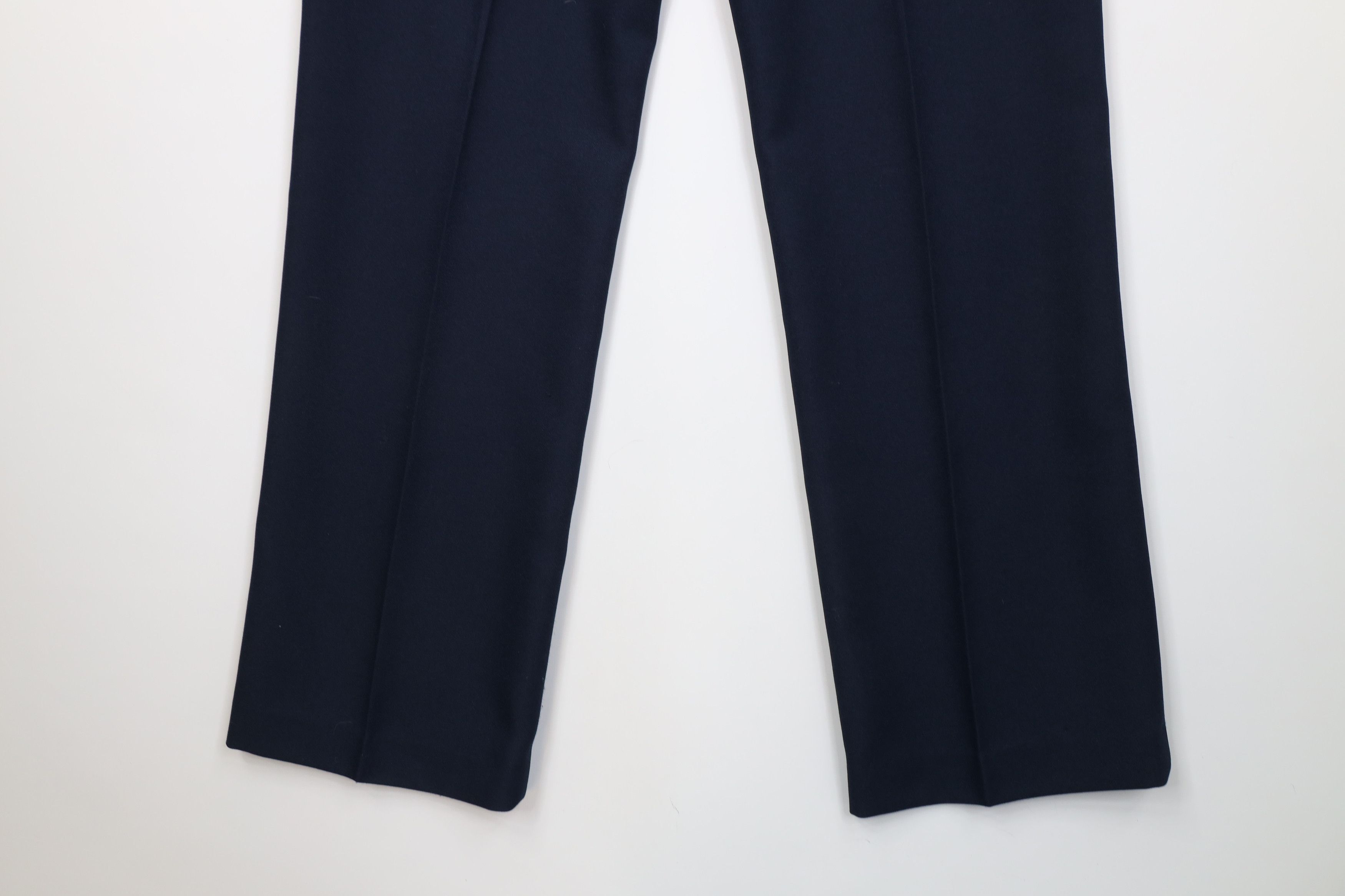 Vintage Vintage 70s Streetwear Flared Wide Leg Chino Pants Blue USA Size US 36 / EU 52 - 12 Thumbnail