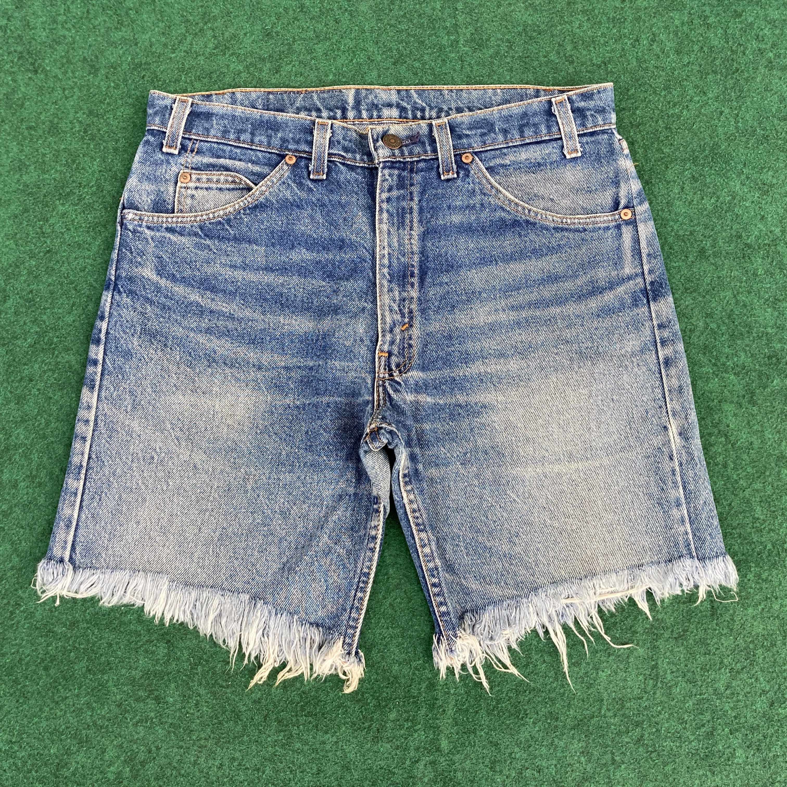 Levi's × Vintage Vintage Levis 505 Short Sz 33 Orange Tag Jorts Jeans Size US 33 - 1 Thumbnail
