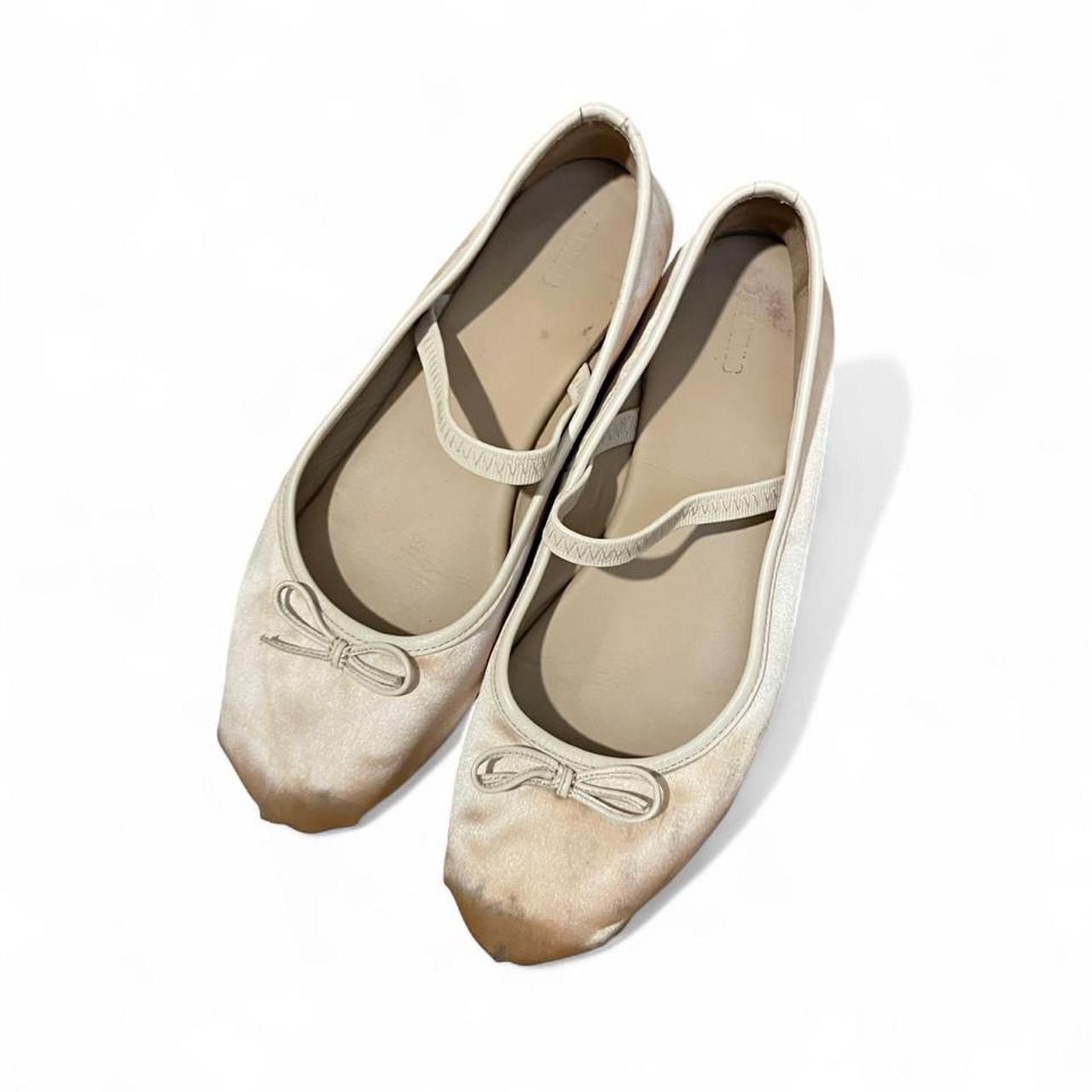 ALOHAS Alohas Odette Satin Mary Jane Ballet Flats 🎀 Size US 8 / IT 38 - 5 Thumbnail
