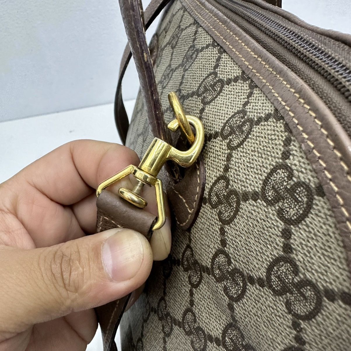 Vintage ‼️YES‼️ AUTHENTIC VINTAGE GUCCI CLASSIC MONOGRAM DONE BAG Size ONE SIZE - 12 Thumbnail