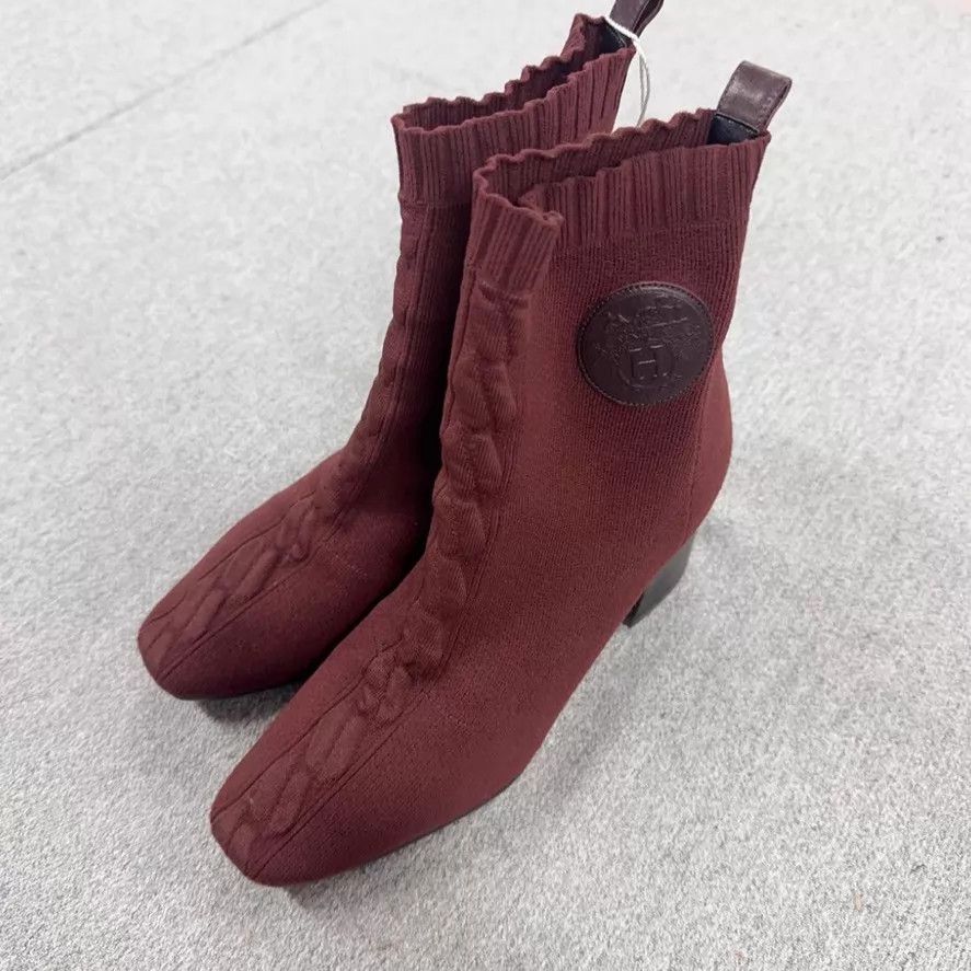 Hermes Hermes 95new Kint Boots 35 EU Size US 4.5 / IT 34.5 - 1 Thumbnail