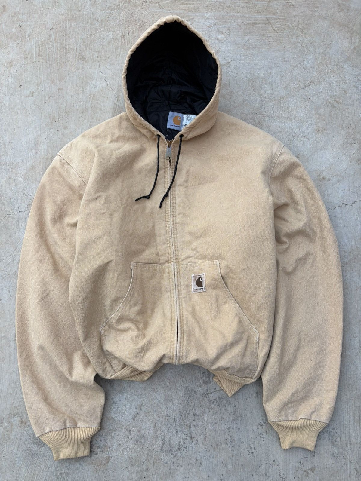 Carhartt Vintage 1998 Sunfaded Carhartt Active Jacket J06 WET Size US XL / EU 56 / 4 - 1 Thumbnail