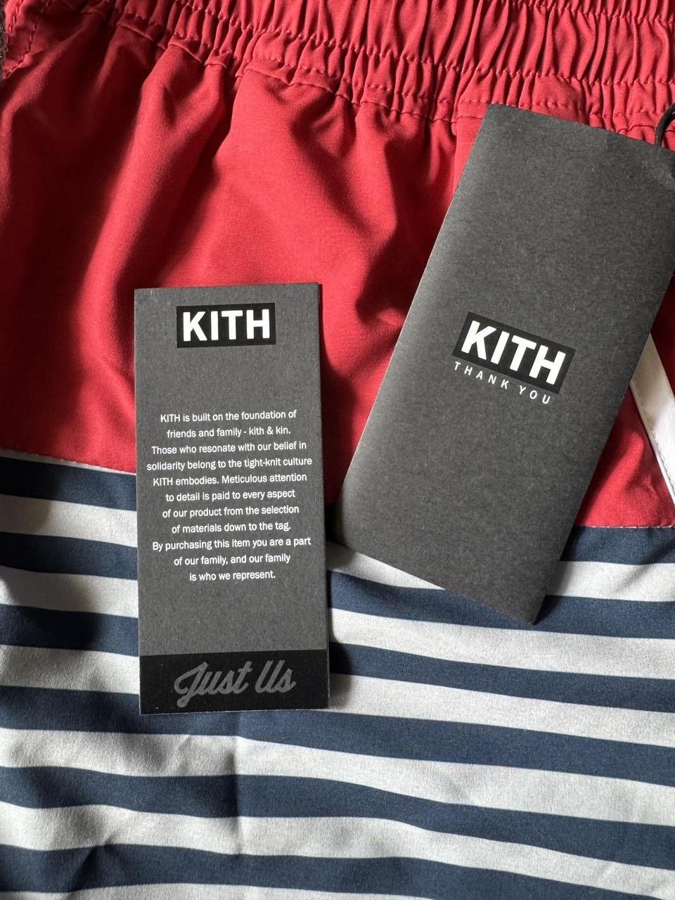 Kith Kith Striped Swim Trunks SZ S - Red/Multi Size US 29 - 4 Thumbnail