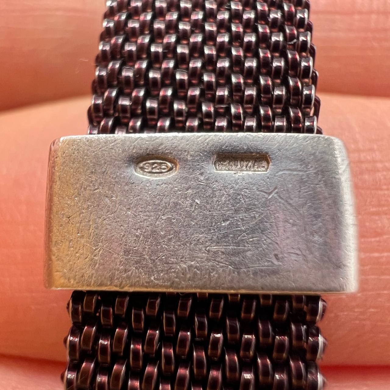 Vintage VintageJewelry Elastic Bracelet Steel Silver 925 Diamond Size ONE SIZE - 3 Thumbnail