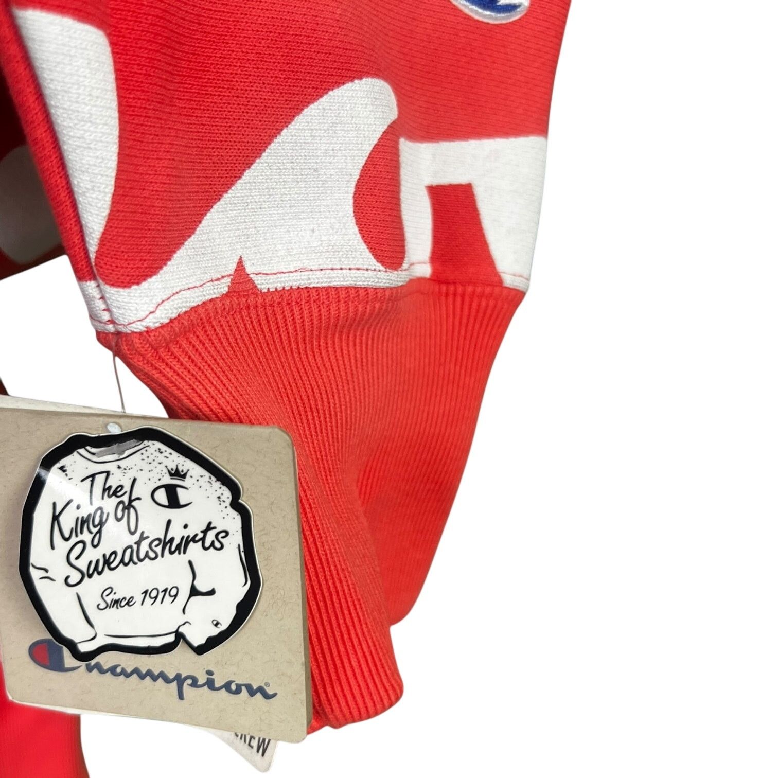Champion Champion Sweat Shirt Orange Reverse Weave All Over Print NEW Size US M / EU 48-50 / 2 - 3 Thumbnail