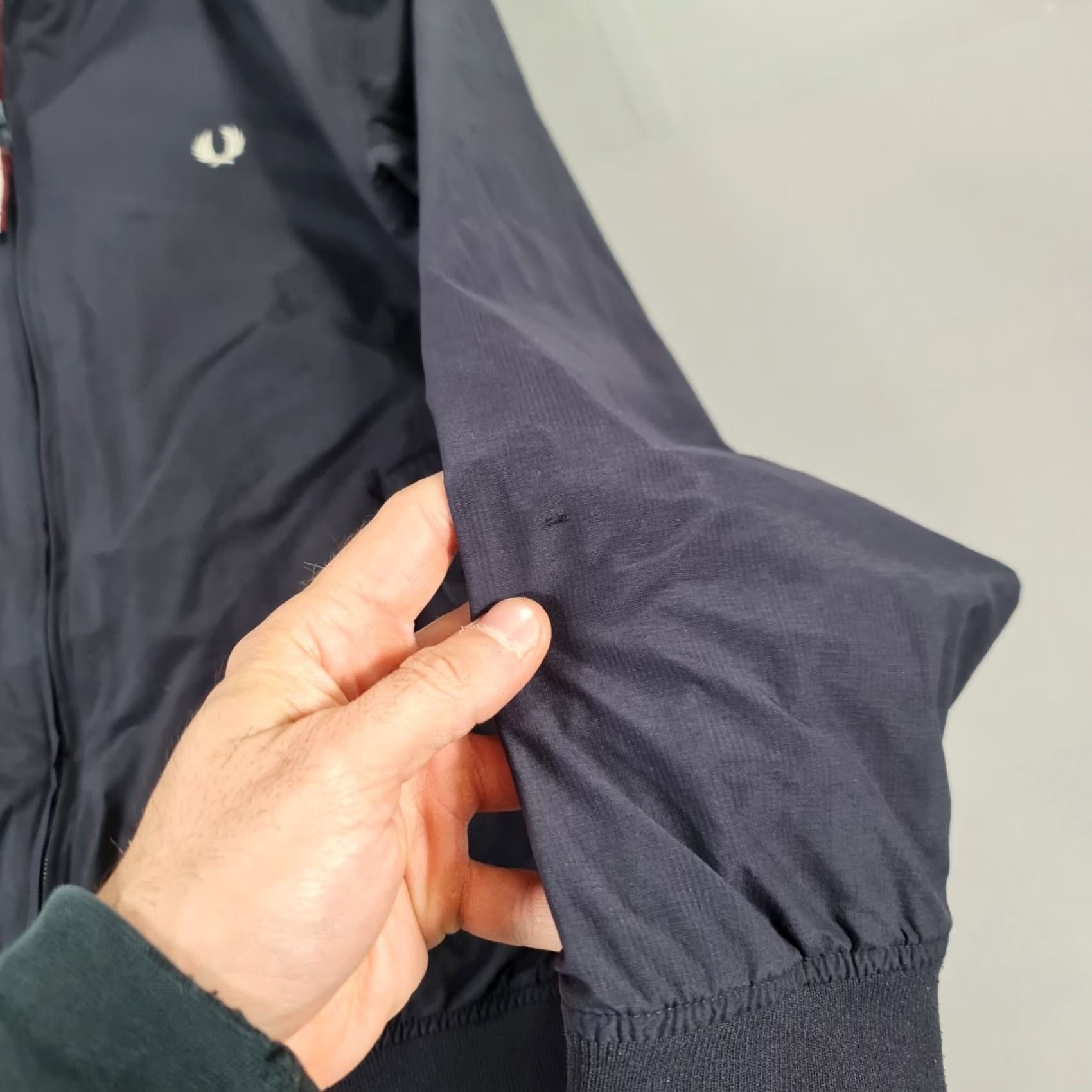 Fred Perry Fred Perry Mens Jacket Navy Blue Small Lightweight Windbreaker Full Zip Woven Size US S / EU 44-46 / 1 - 6 Thumbnail