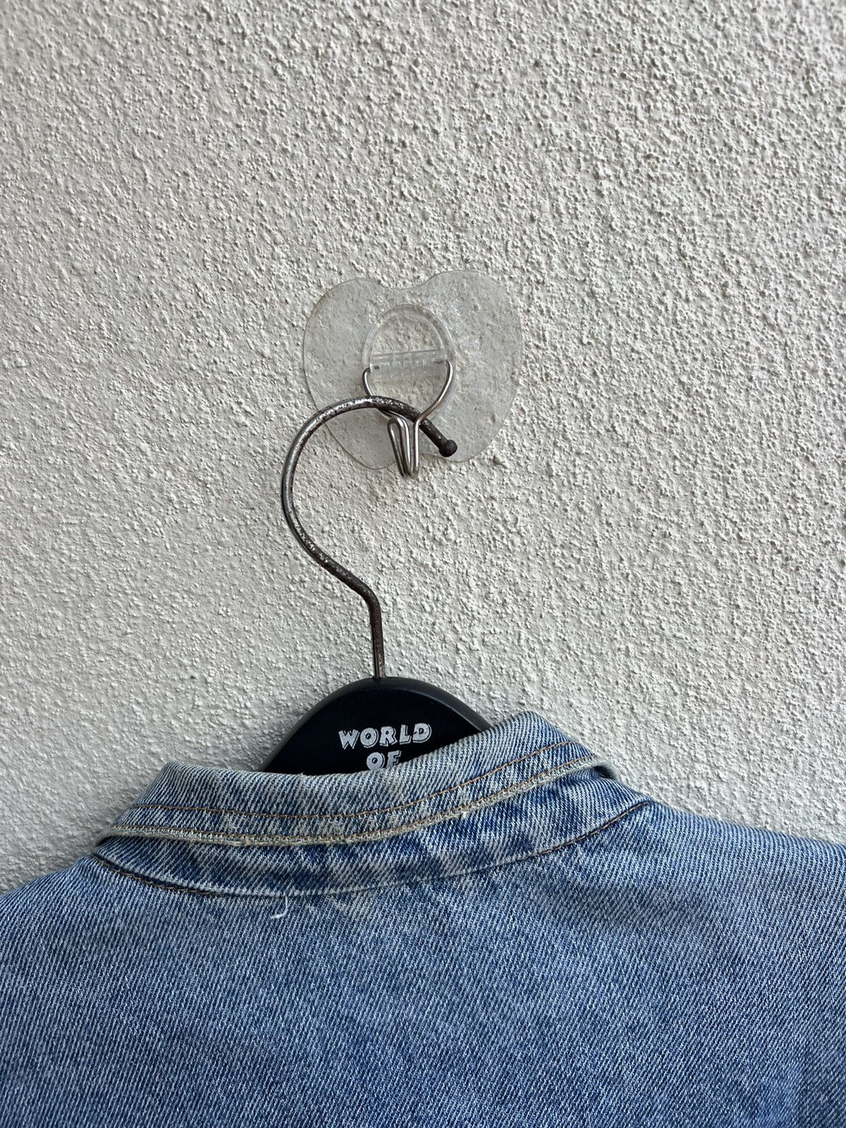 Vintage VTG 80s 90s Lee Cooper Distress Fade Denim Trucker Jacket Size US L / EU 52-54 / 3 - 17 Thumbnail