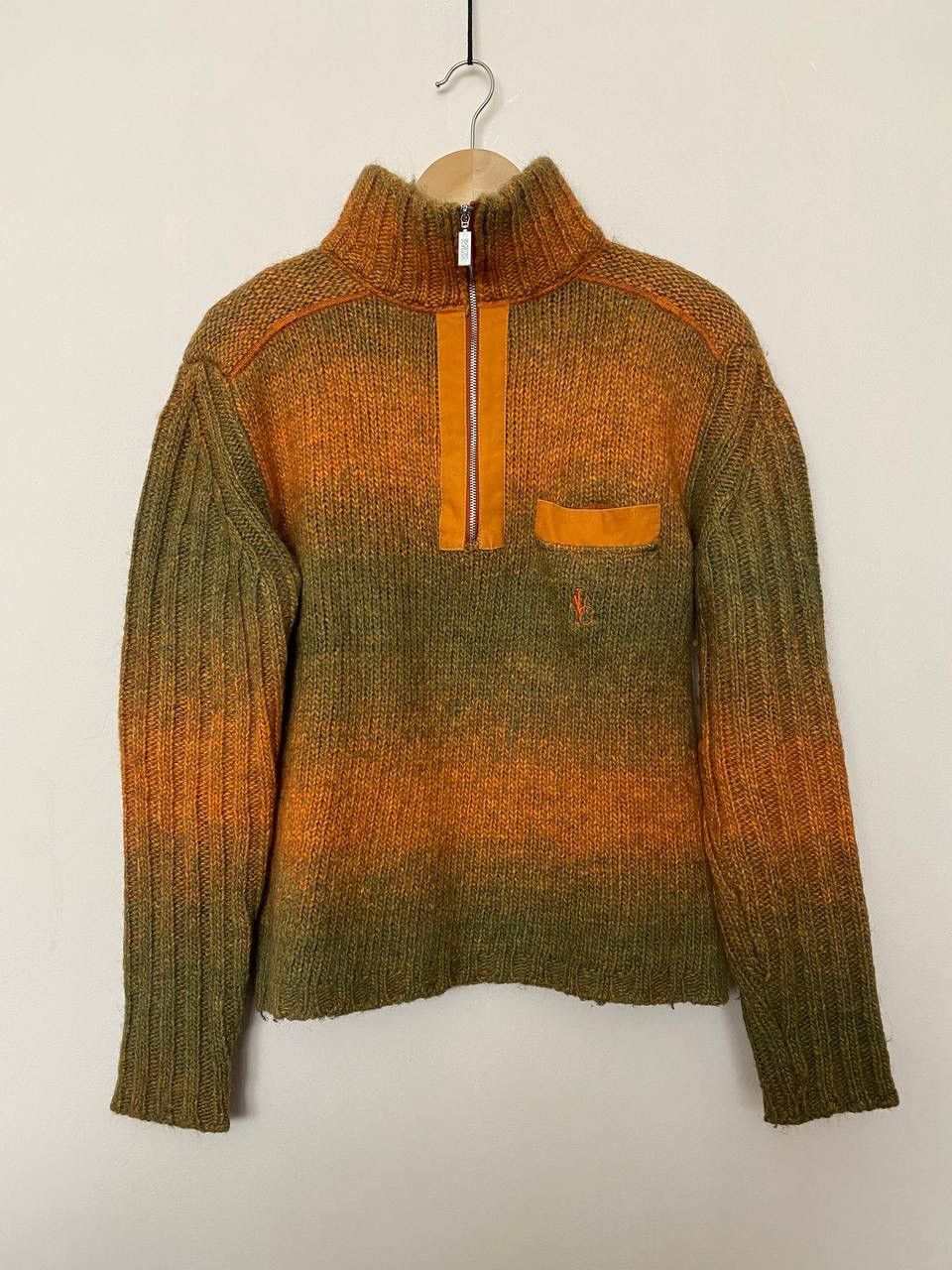 Versace × Versace Jeans Couture 📌 VERSACE JEANS COUTURE LUXURY KNIT HALF ZIP SWEATER Size M / US 6-8 / IT 42-44 - 1 Thumbnail