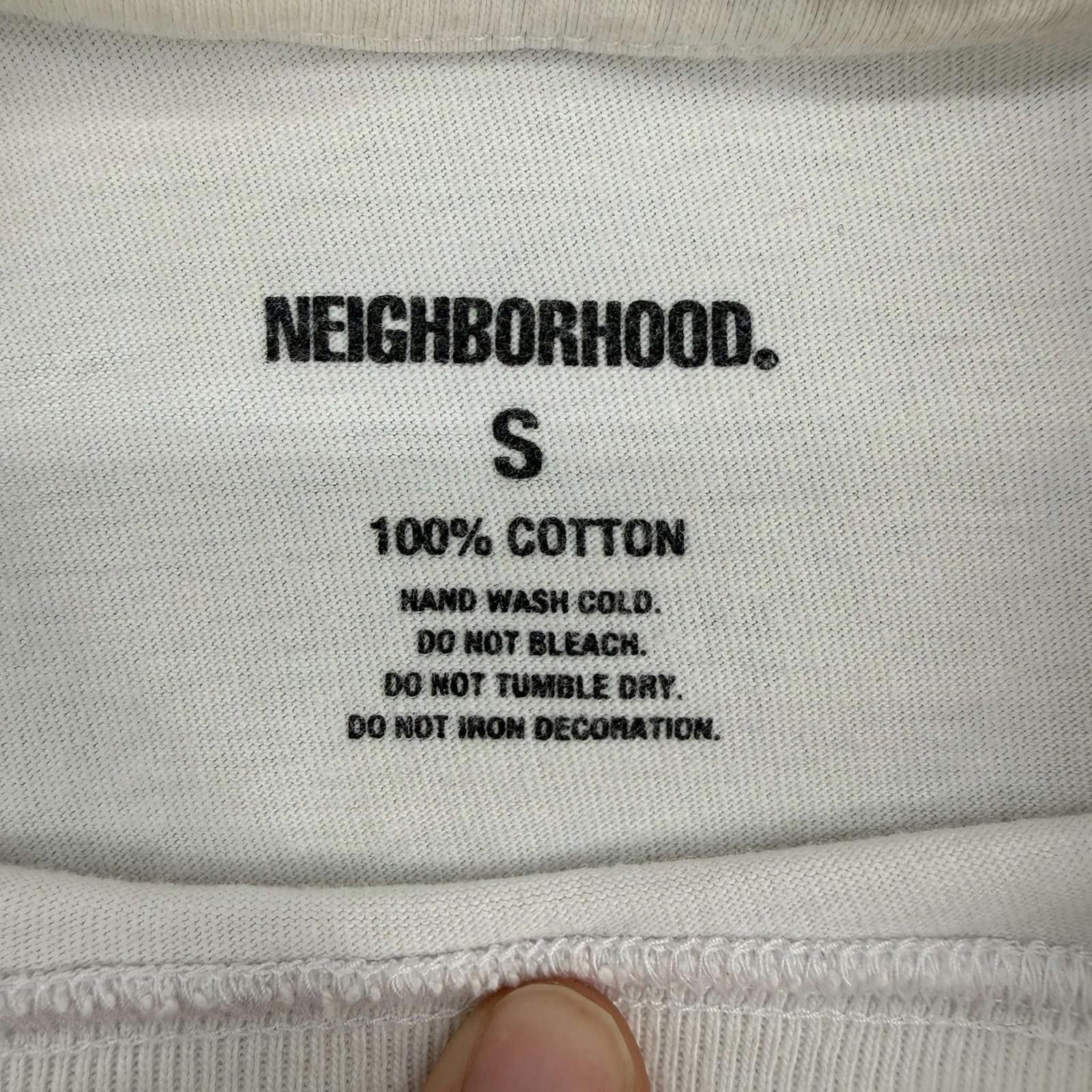 Neighborhood Neighborhood Script Tee White S Size US S / EU 44-46 / 1 - 3 Thumbnail