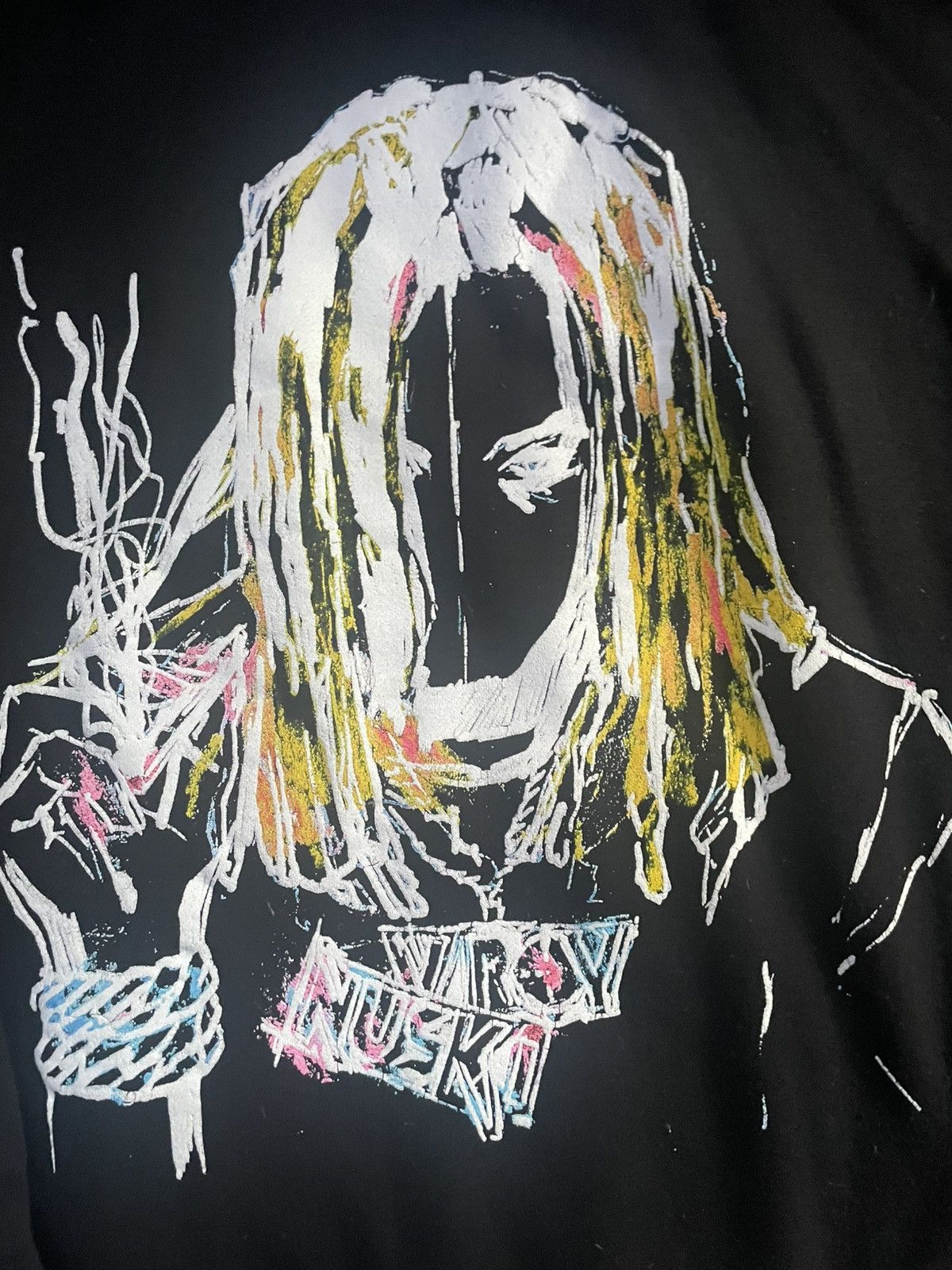 Revenge OTF x Revenge painting hoodie black Size US M / EU 48-50 / 2 - 2 Thumbnail