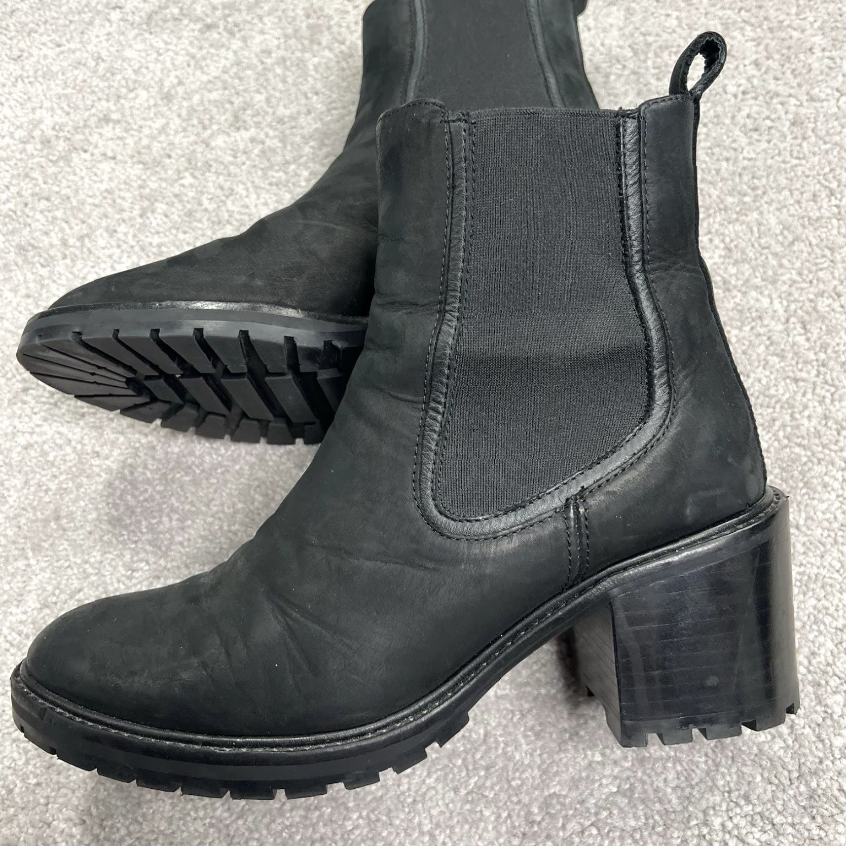 Thursday Boot Company Thursday Boot Co. Women’s 9 Black Leather Everyday Chelsea Boots Pull On Chelsea Boots Size US 9 / IT 39 - 3 Thumbnail