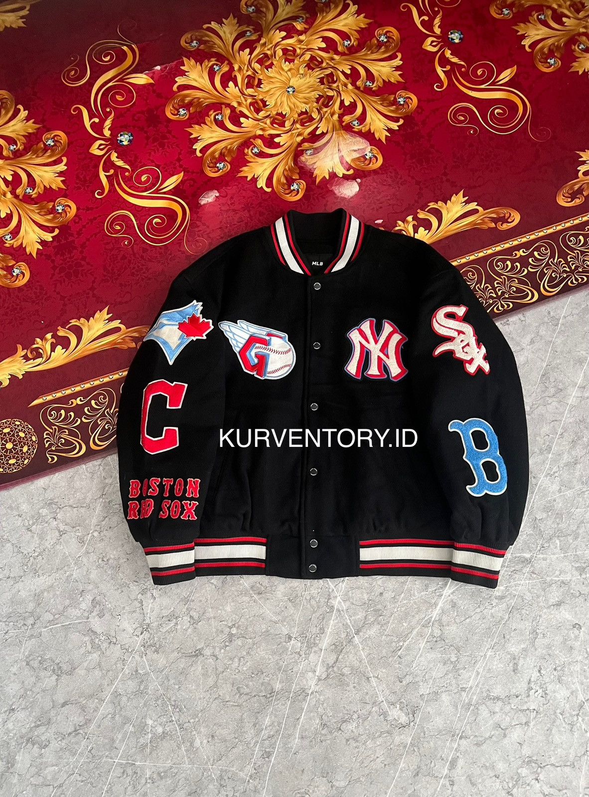 MLB (SOLD OUT) MLB Multi Logo Team Wool Varsity Jacket Size US M / EU 48-50 / 2 - 3 Thumbnail
