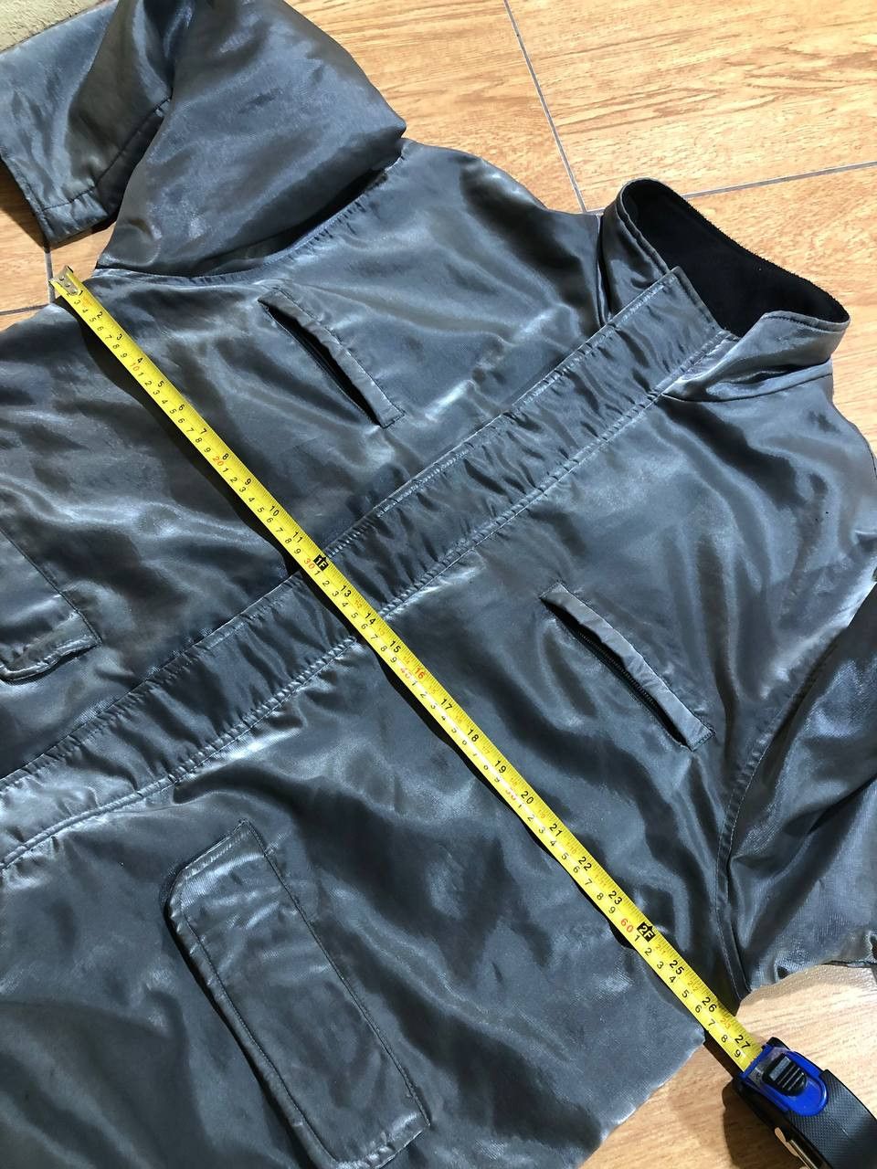 Versace Versace Vintage Metal Shell Metallic Shimmer Parka Coat Size US XXL / EU 58 / 5 - 16 Thumbnail