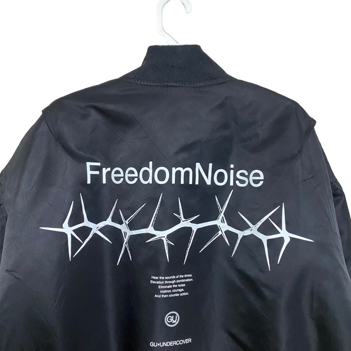 GU × Undercover GU Undercover Freedom Noise MA-1 Bomber Jacket Size XXS / US 00 / IT 34 - 8 Thumbnail