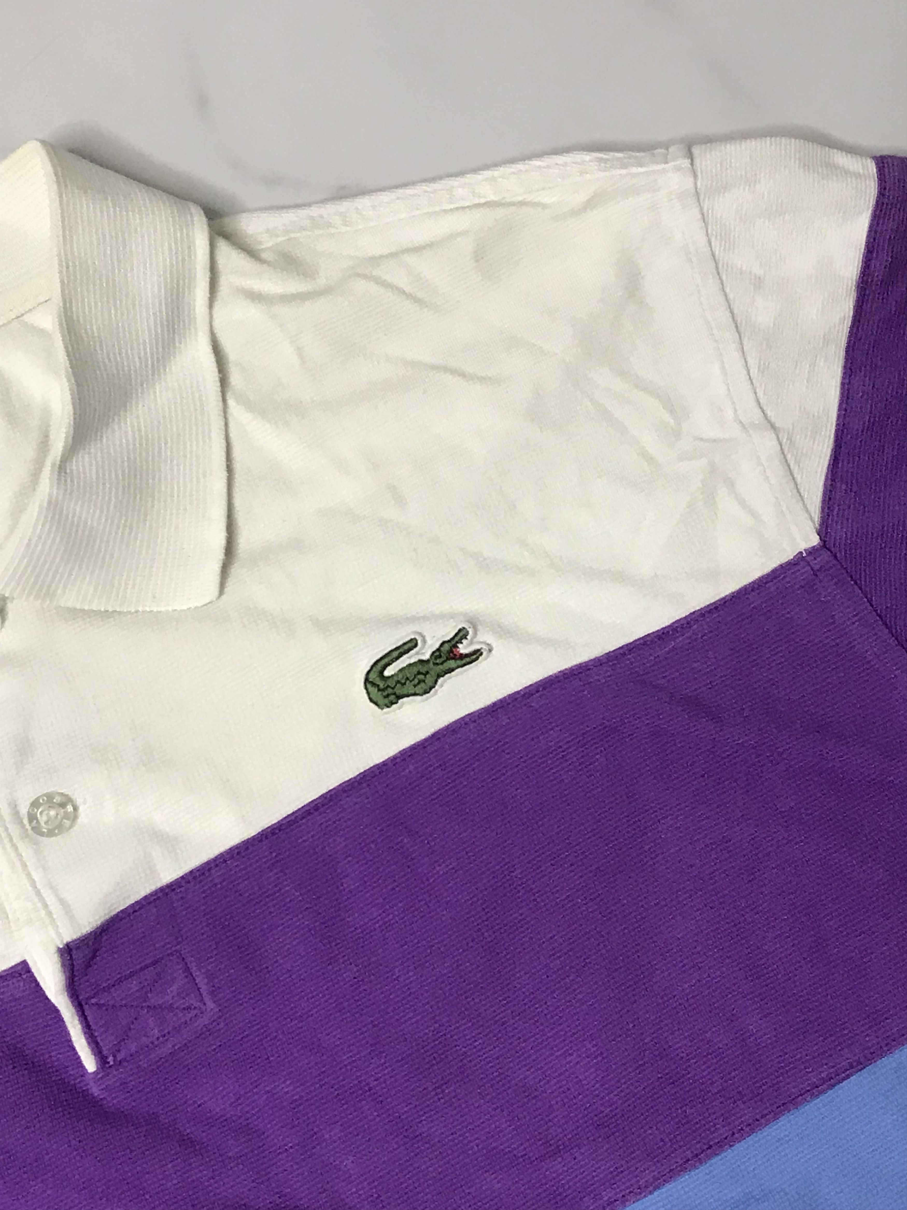 Lacoste × Vintage Lacoste Sport vintage blue polo short sleeve collared shirt Size US M / EU 48-50 / 2 - 3 Thumbnail