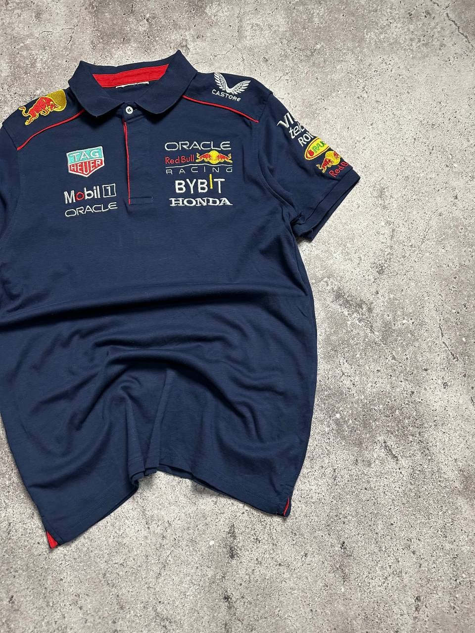 Puma × Red Bull Jersey F1 Red Bull Racing Pepe Jeans Polo Rare Cars Pirelli Size US L / EU 52-54 / 3 - 2 Thumbnail