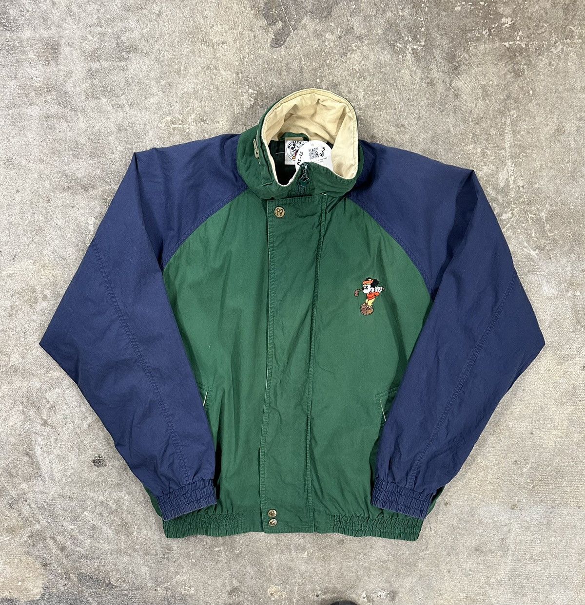 Mickey Mouse Vintage 90s Mickey & Co Golf Cartoon Jacket Size US L / EU 52-54 / 3 - 2 Thumbnail