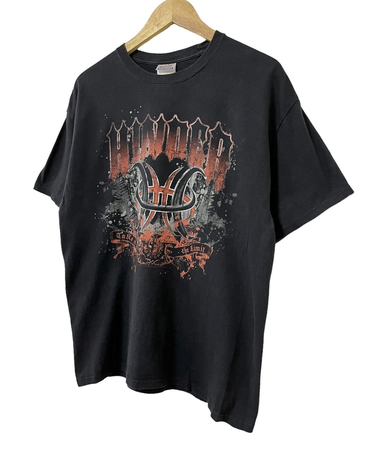 Band Tees × Vintage VINTAGE 00s HINDER AMERICAN POST GRUNGE ROCK BAND TSHIRT Size US L / EU 52-54 / 3 - 4 Thumbnail