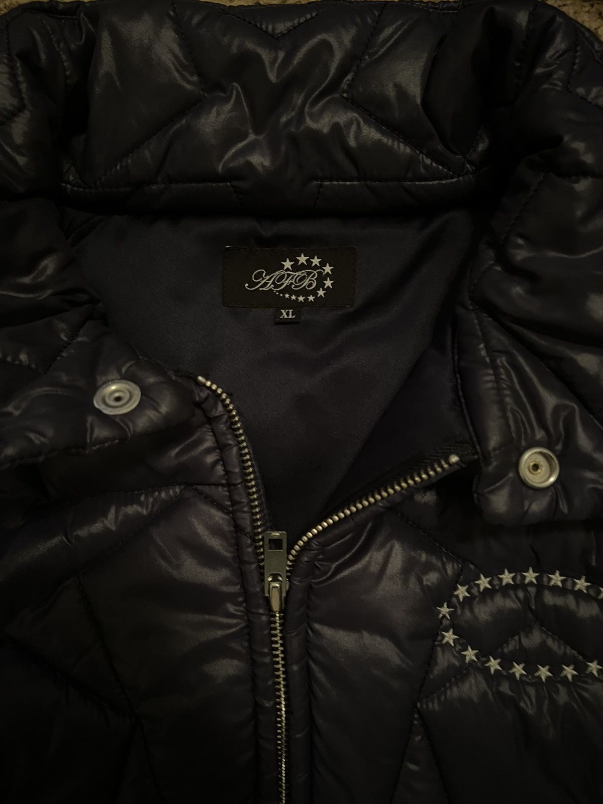 Other AFB Star Quilt Puffer Jacket In Blue Size US XL / EU 56 / 4 - 2 Thumbnail