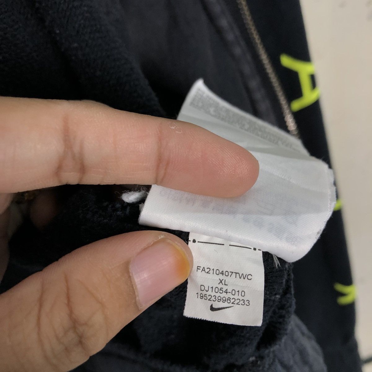 Nike 📌Zipper Jacket Hoodie Nike Big Logo Size US XL / EU 56 / 4 - 25 Thumbnail