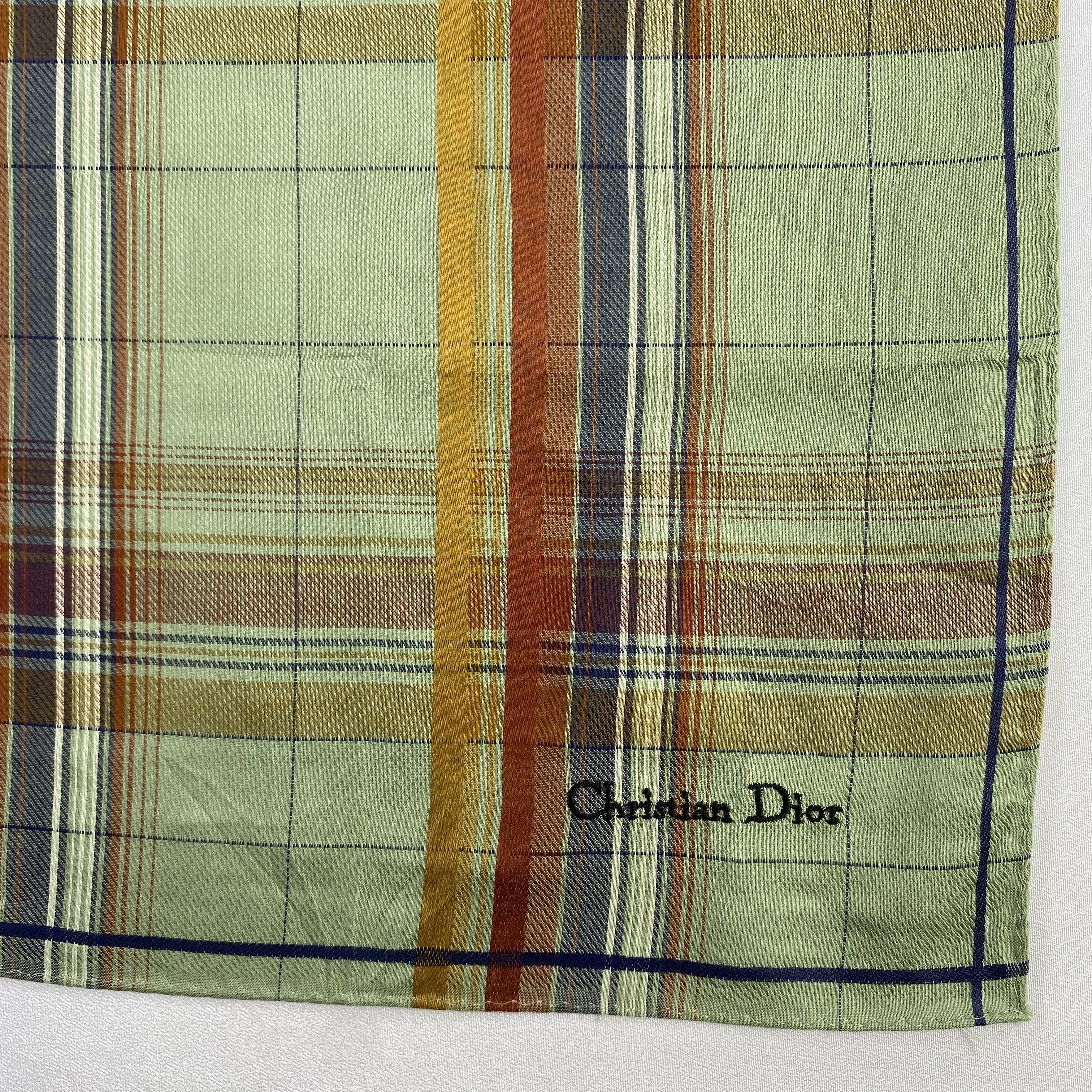 Vintage Christian Dior Monsieur Handkerchief / Neckerchief-P1566 Size ONE SIZE - 4 Thumbnail