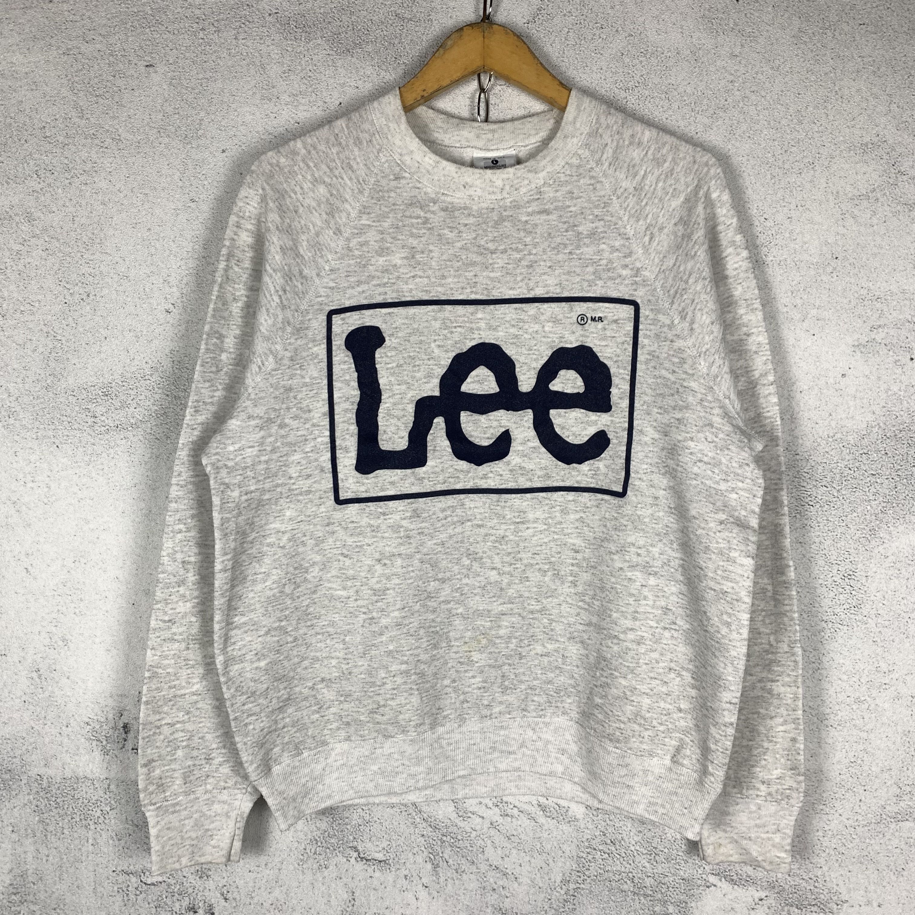 Vintage Vintage 90s Lee Sweatshirt Crewneck Size US M / EU 48-50 / 2 - 1 Thumbnail