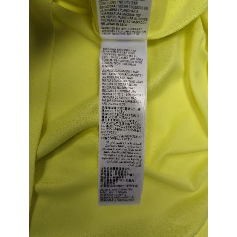 Balenciaga o1rshd1 Soccer Fluo Paris Tech Jersey T-Shirt in Fluo Yellow Size US L / EU 52-54 / 3 - 20 Thumbnail