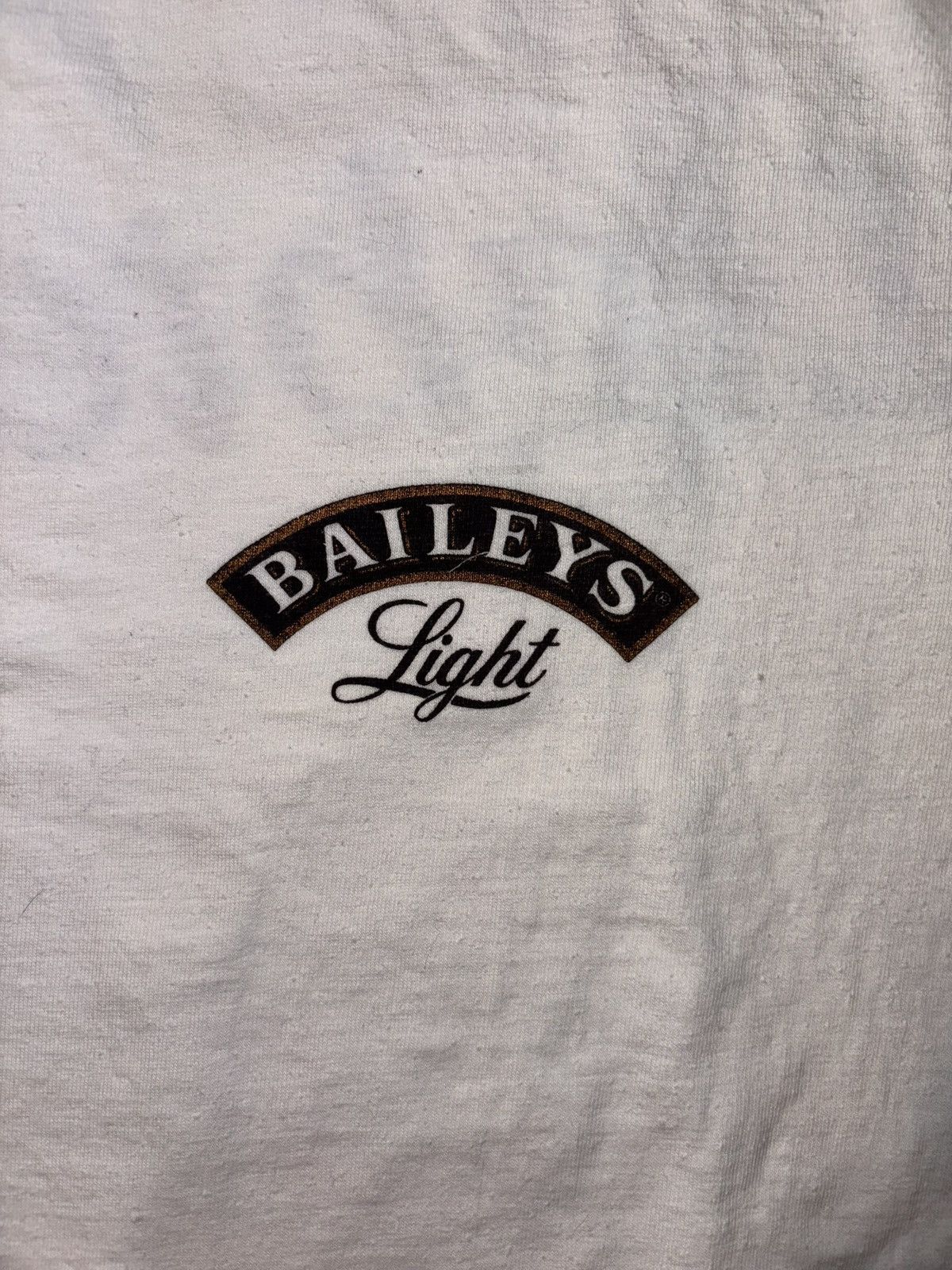 Vintage Vtg Baileys Irish Cream Lighten Up 90s Alcohol Liquor Promo Size US M / EU 48-50 / 2 - 2 Thumbnail