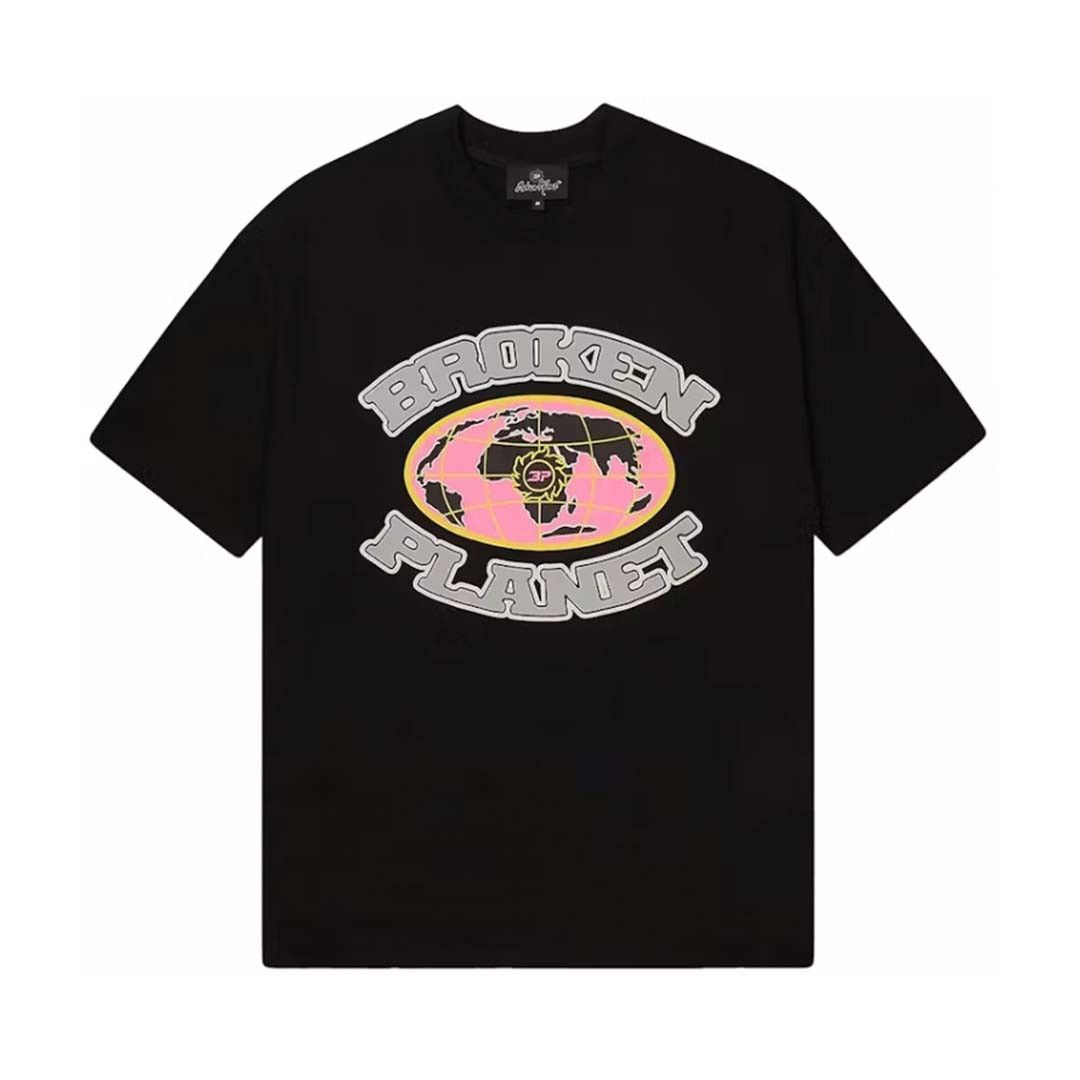 Broken Planet Grid Tee Black Size US M / EU 48-50 / 2 - 1 Thumbnail