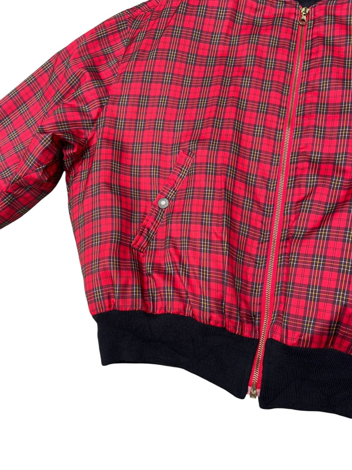 Mila Schon Vintage 80s 90s Mila Schon Red Tartan Bomber Jacket Size US XL / EU 56 / 4 - 15 Thumbnail