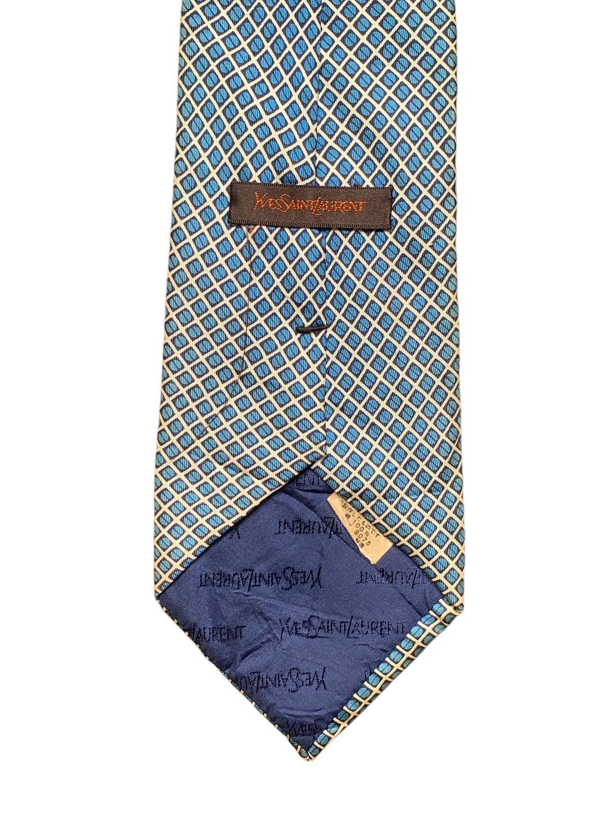 Designer × Vintage × Yves Saint Laurent Rare Design Vintage Yves Saint Laurent Ties Size ONE SIZE - 3 Thumbnail