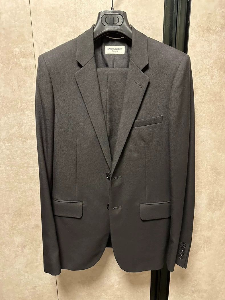 Saint Laurent Paris Saint Laurent Suit by Hedi Slimane Size US M / EU 48-50 / 2 - 1 Thumbnail