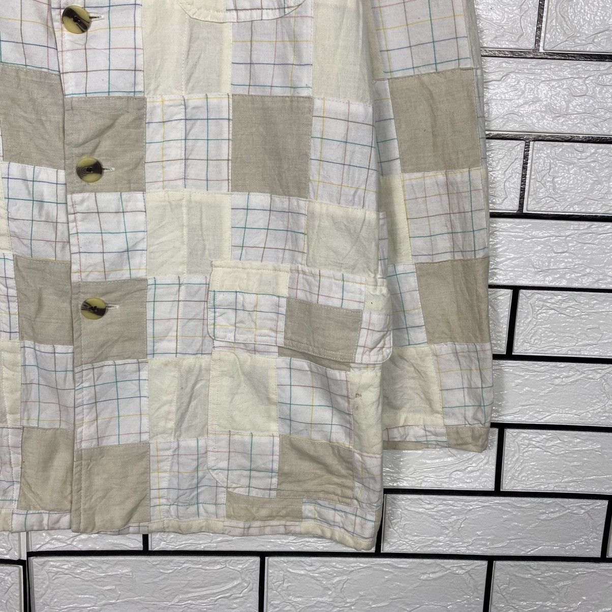 Japanese Brand 📌Vintage Chore Jacket RuffHewn Tartan Patchwork Issey Miyake Size US L / EU 52-54 / 3 - 6 Thumbnail