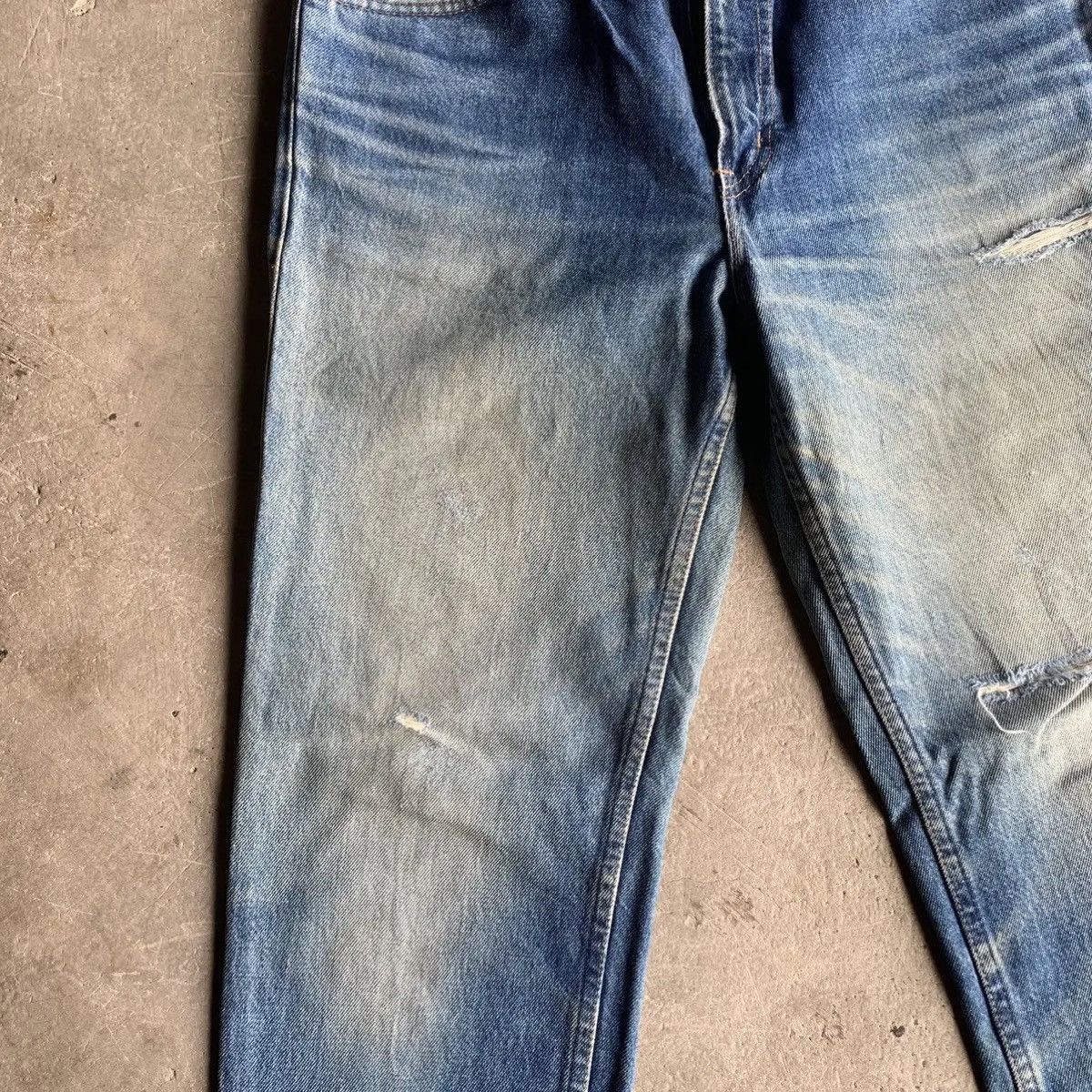 Edwin Vintage Edwin Distressed Jeans 30x31 BlueWash Ripped Denim Size US 30 / EU 46 - 5 Thumbnail