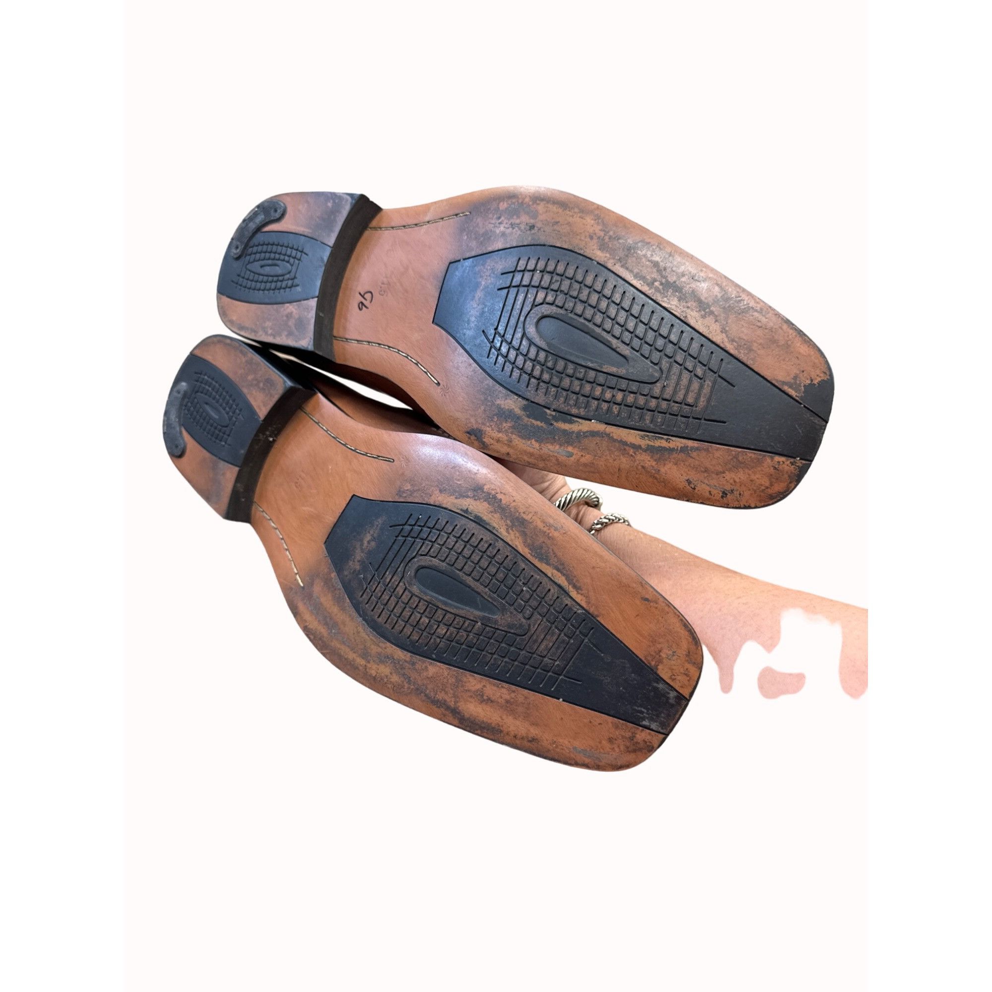 Stacy Adams Stacey Adams mens brown leather slip dress loafer shoes 11.5 Size US 11.5 / EU 44-45 - 8 Thumbnail