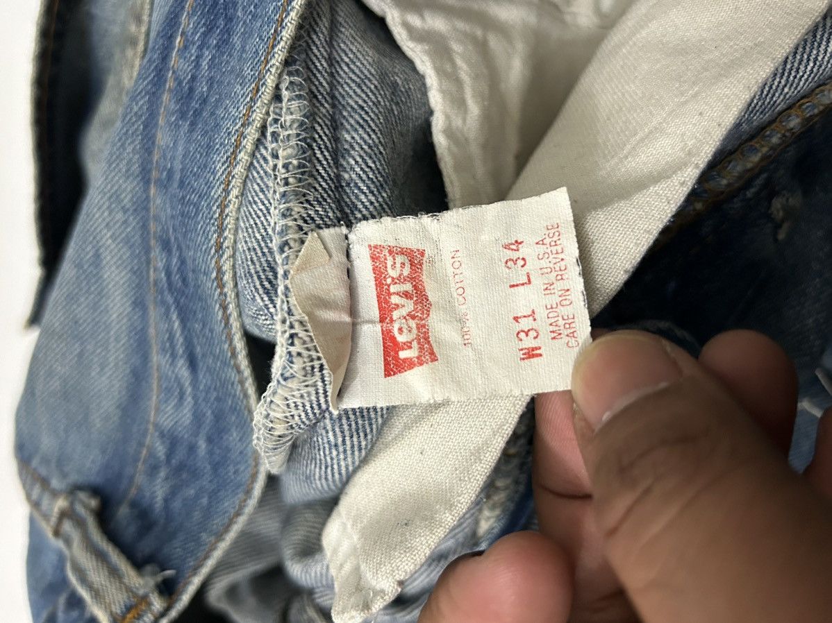 Levi's × Levi's Vintage Clothing Vintage Levis 501 xx Button 522 Distressed Jeans Size US 31 - 15 Thumbnail