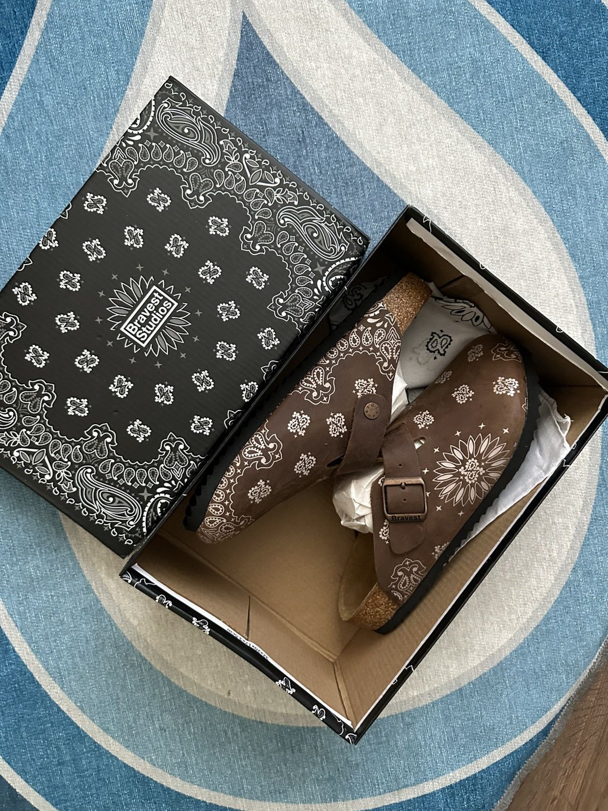 Bravest Studios Bravest Studios Mocha Paisley Mule Size US 7 / EU 40 - 2 Thumbnail